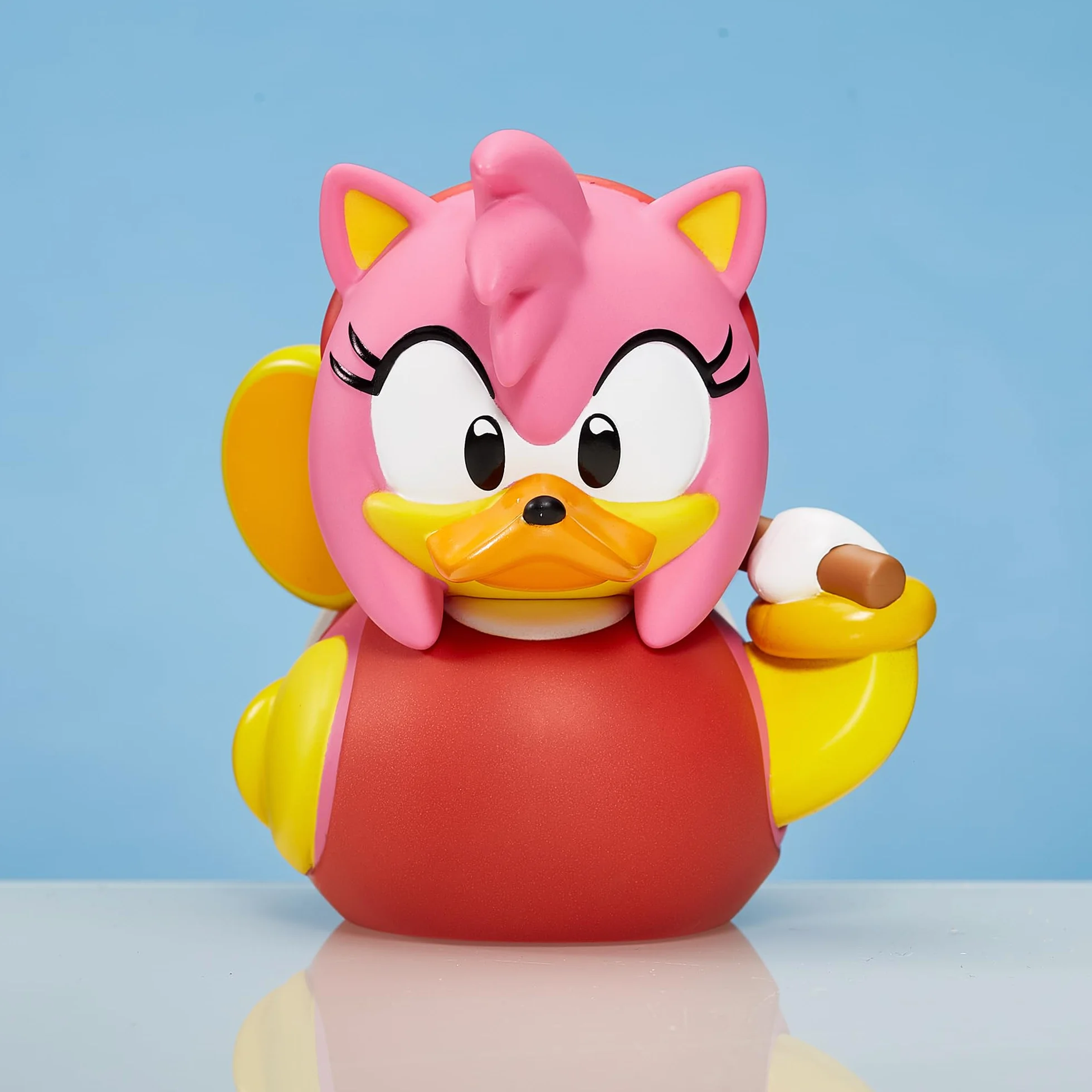 TUBBZ Pudełkowana edycja Amy Rose kolekcjonerska winylowa gumowa figurka kaczki - oficjalny produkt Sonic The Hedgehog - TV, filmy i gry wideo