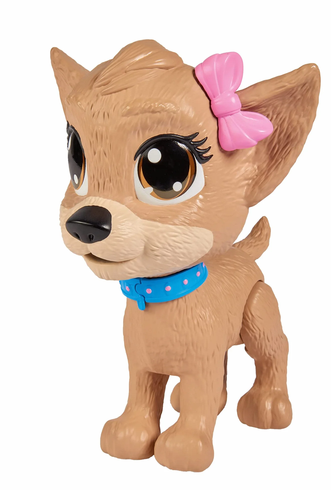 Simba 105893460 ChiChi Love Pii Pii Puppy Szczeniak 20 cm, piesek sikający, chodzi na smyczy, szczeniak z bajki dla dzieci od 3 lat