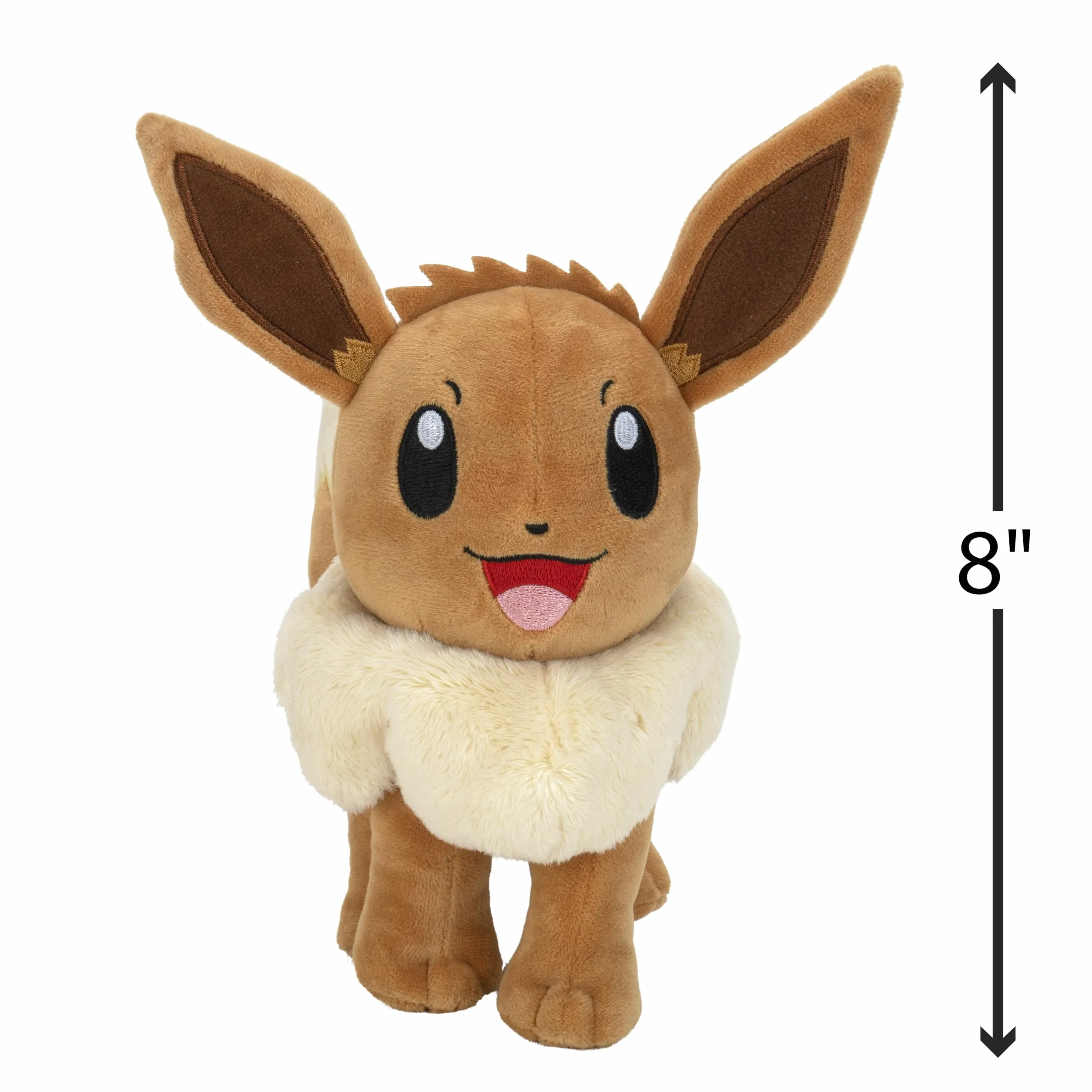Pokémon Samochód osobowy 4018-20 cm plusz - Evoli, oficjalny plusz