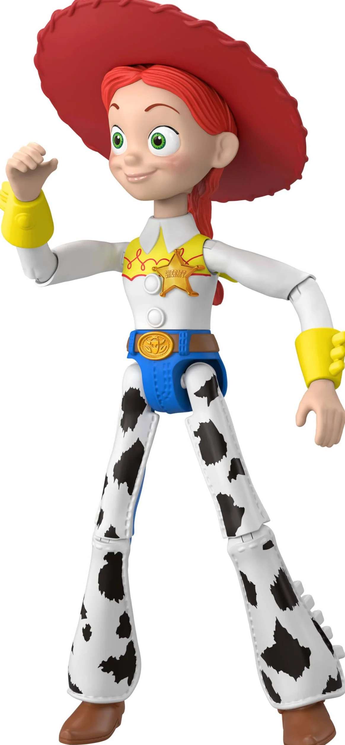 Mattel Disney Pixar Toy Story 5 PlayScale Jessie Figurka 22 cm kowbojka 12 punktów ruchu zdejmowany kapelusz zabawka dla dzieci 3+ JKV16