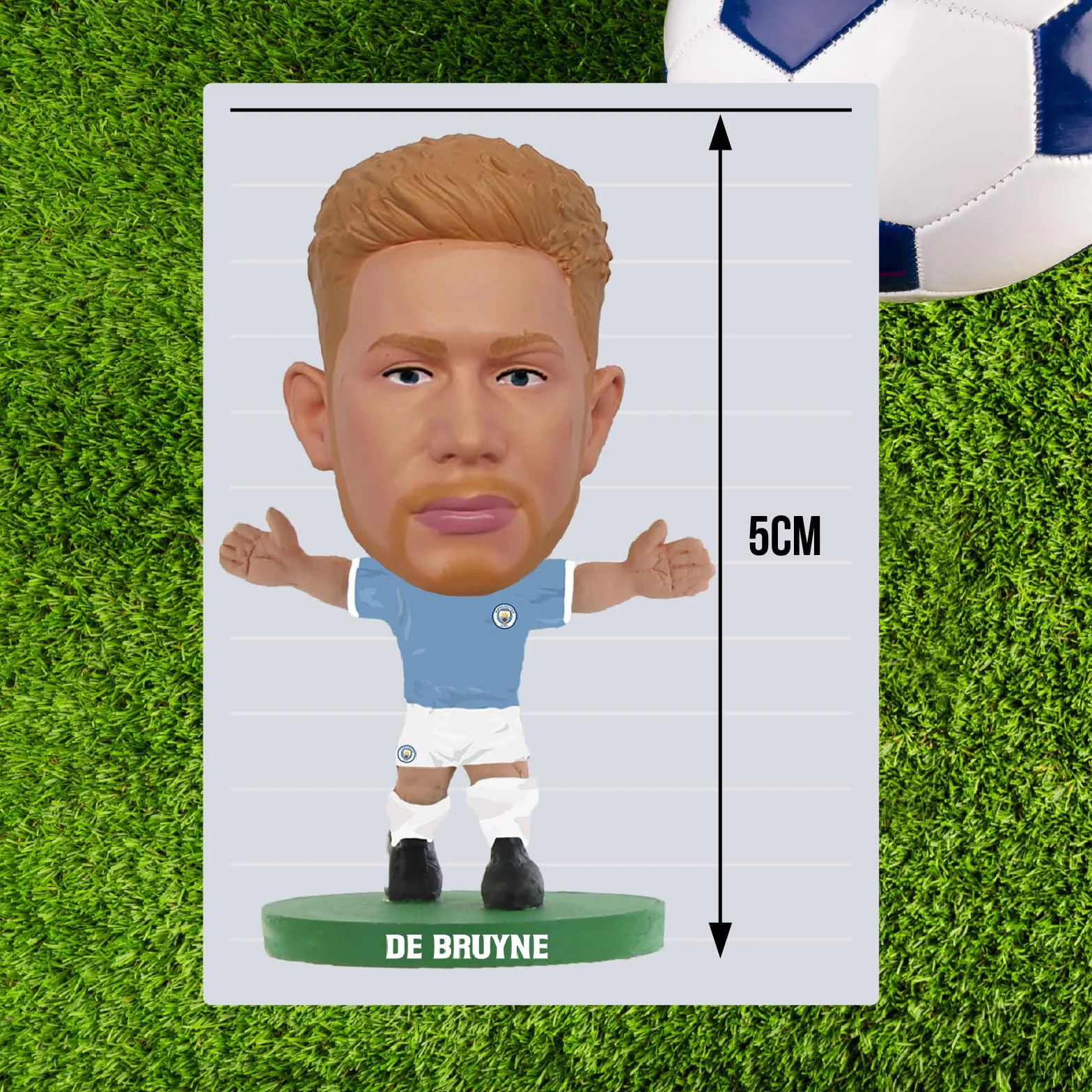 SoccerStarz Man City Kevin De Bruyne Home Kit Classic Kit New Sculpt