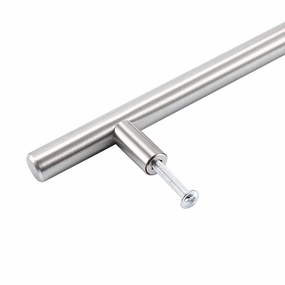 20 x uchwyty do szafek kuchennych ze stali nierdzewnej, średnica 12 mm, odległość od środka 128 mm, klamka, uchwyt w kształcie litery T kuchnia, szuflada, sypialnia i meble