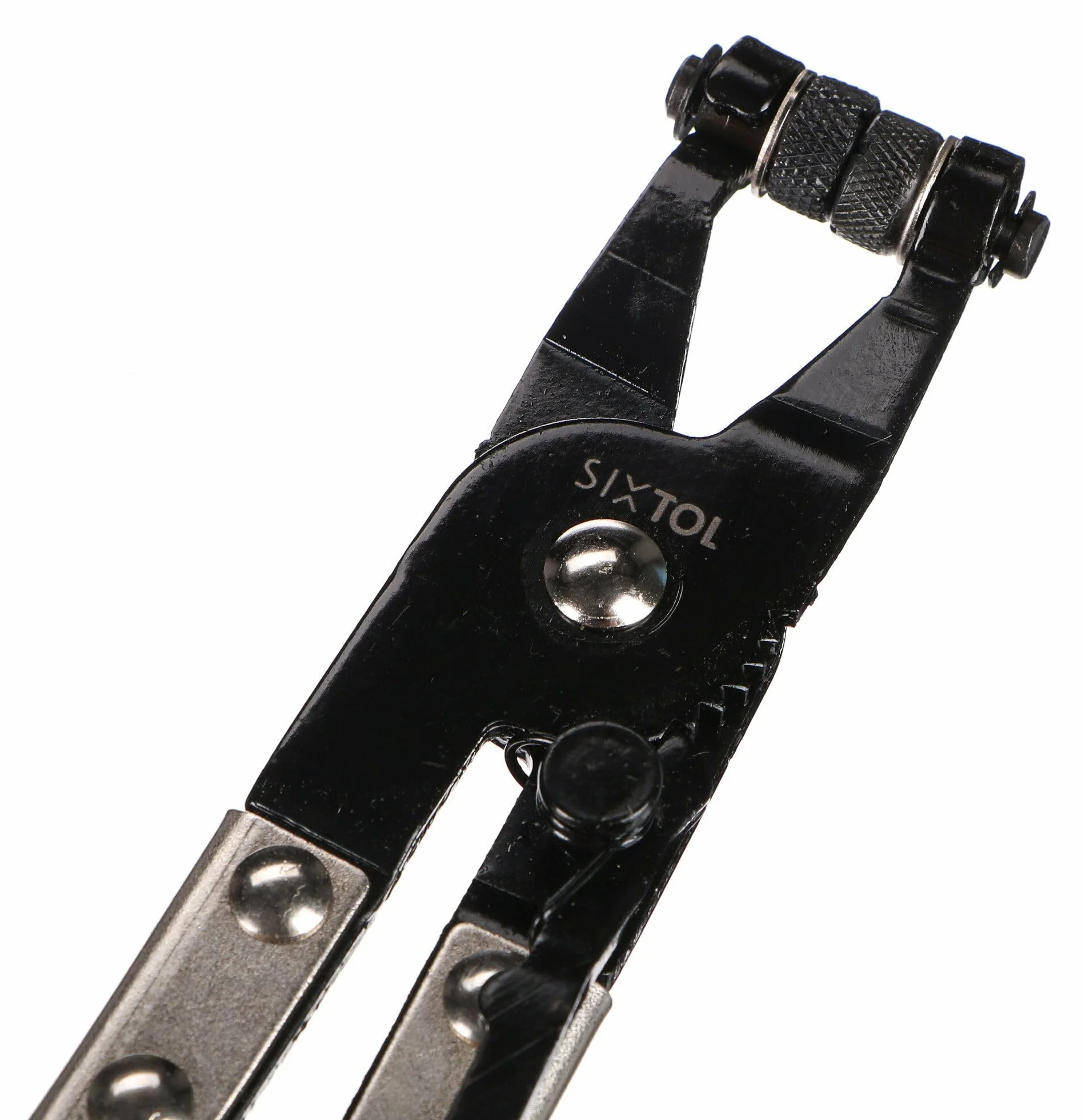 MECHANIC HOSE CLAMP 8 | Szczypce do opasek samozaciskowych | Obrotowe szczęki | 55 mm | Stalowe