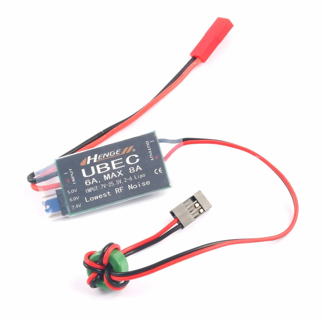 Wyjście UBEC 6 A 5 V / 6 V 6 A / 8 A 2-6 S Lipo tryb przełącznika UBEC wersja niskiego napięcia dla helikoptera 450 500 RC