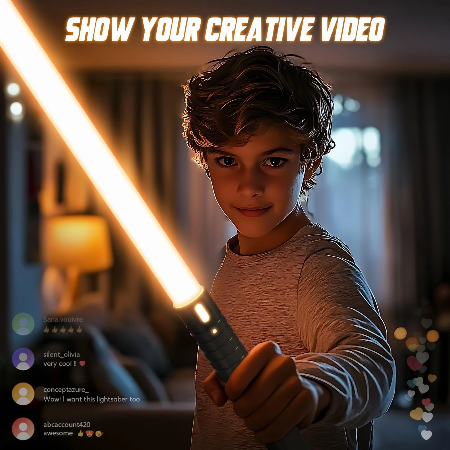 Miecz świetlny Star Wars, ulepszony miecz świetlny RGB 15 kolorów, ładowany przez USB z metalowym uchwytem, z trybem dźwięków, laserowy miecz zabawka dla dzieci i dorosłych, prezenty na imprezę