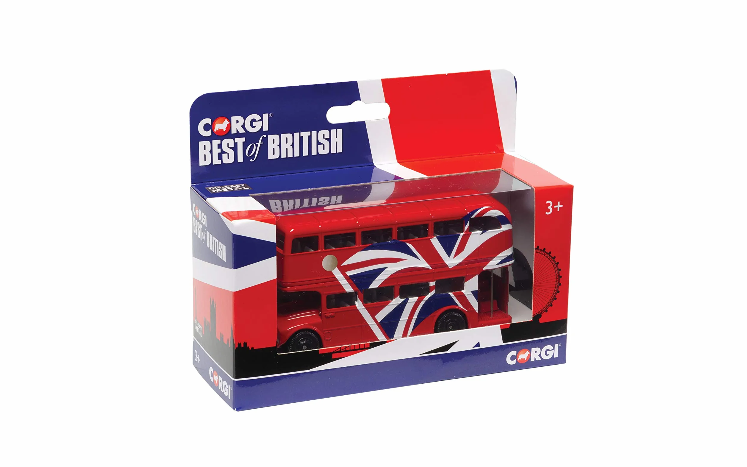Corgi Best of British Londoner Bus Union Jack czarny