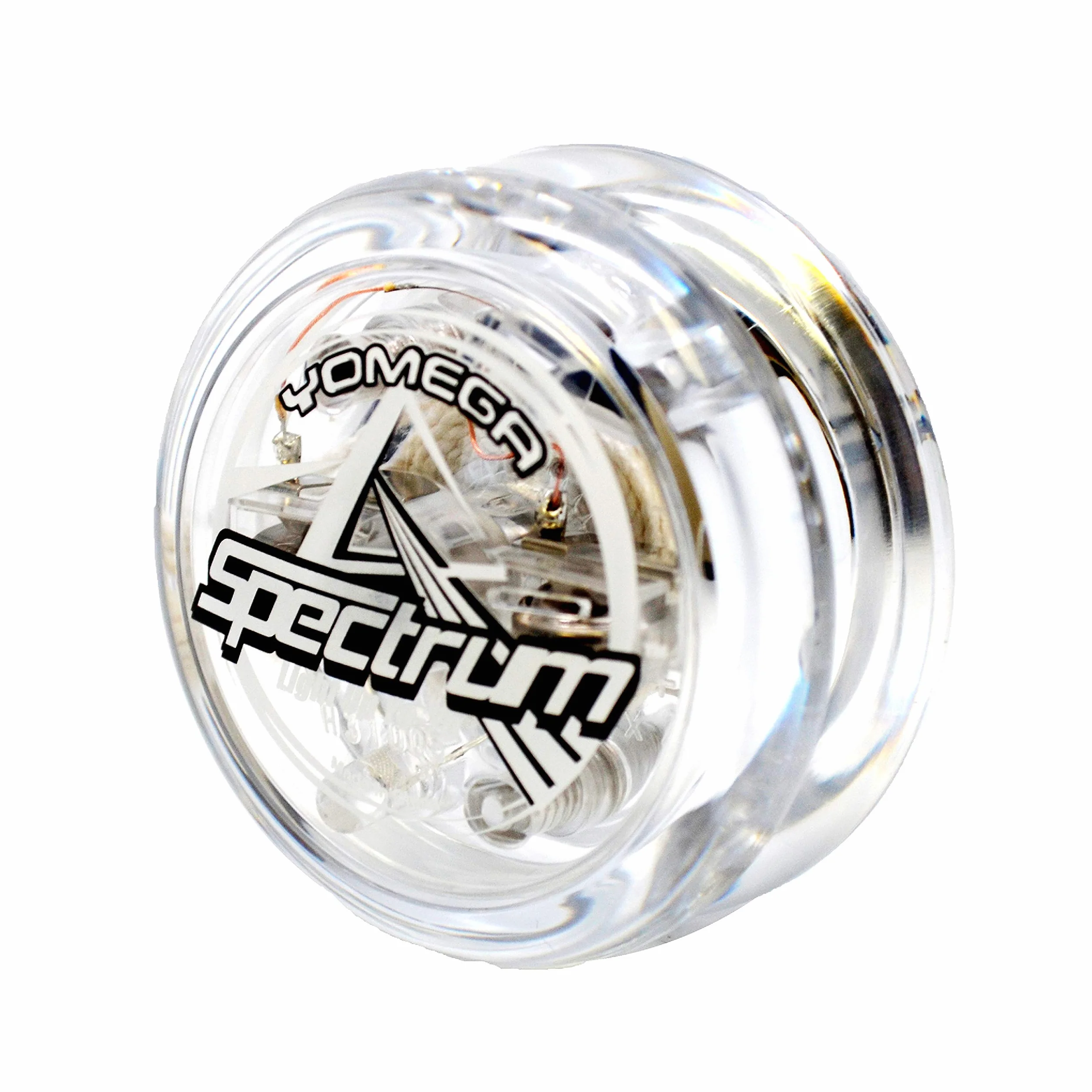 Yomega Spectrum Świecąca kula ognia Transaxle YoYo ze światłami LED dla średniozaawansowanych i zaawansowanych + 2 struny