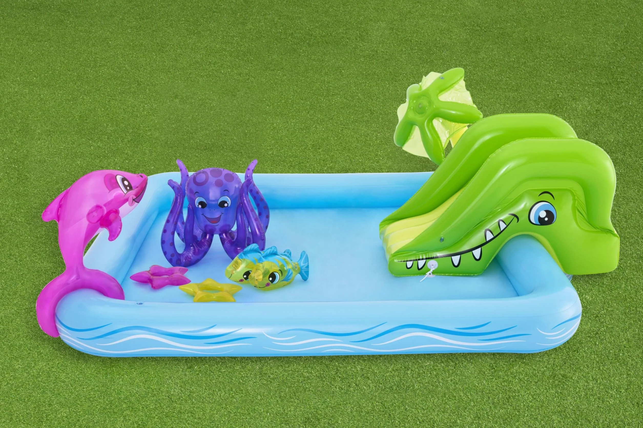 Bestway 1053052Xxx21 7'10" X 6'9" X 34"/2.39M X 2.06M X 86Cm Fantastic Aquarium Play Center