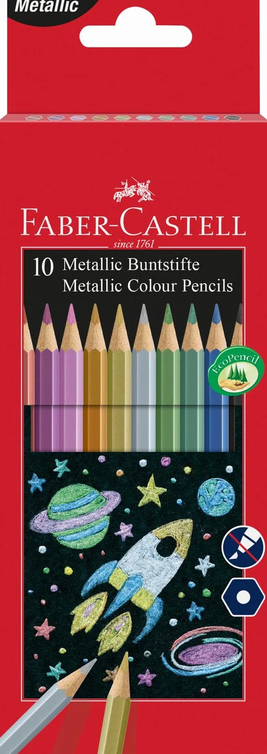 FABER-CASTELL Zestaw ołówków metalicznych i pastelowych 20 sztuk