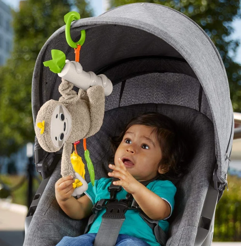 Fisher-Price GHL39 mały leniwiec zabawkowy, wielokolorowy