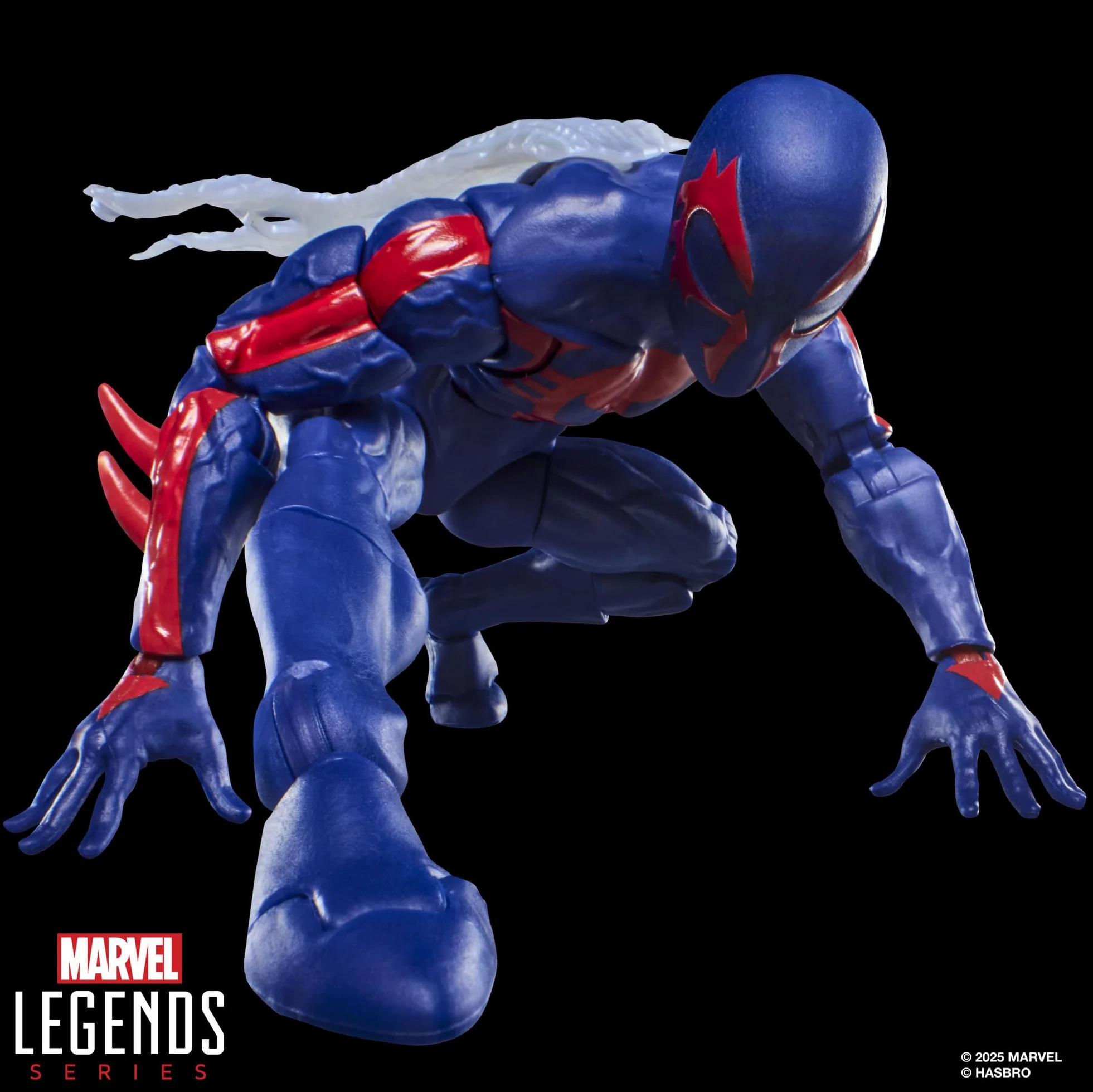 Spider-Man 2099 z serii Marvel Legends, 15-centymetrowa figurka kolekcjonerska z komiksów z kartą retro