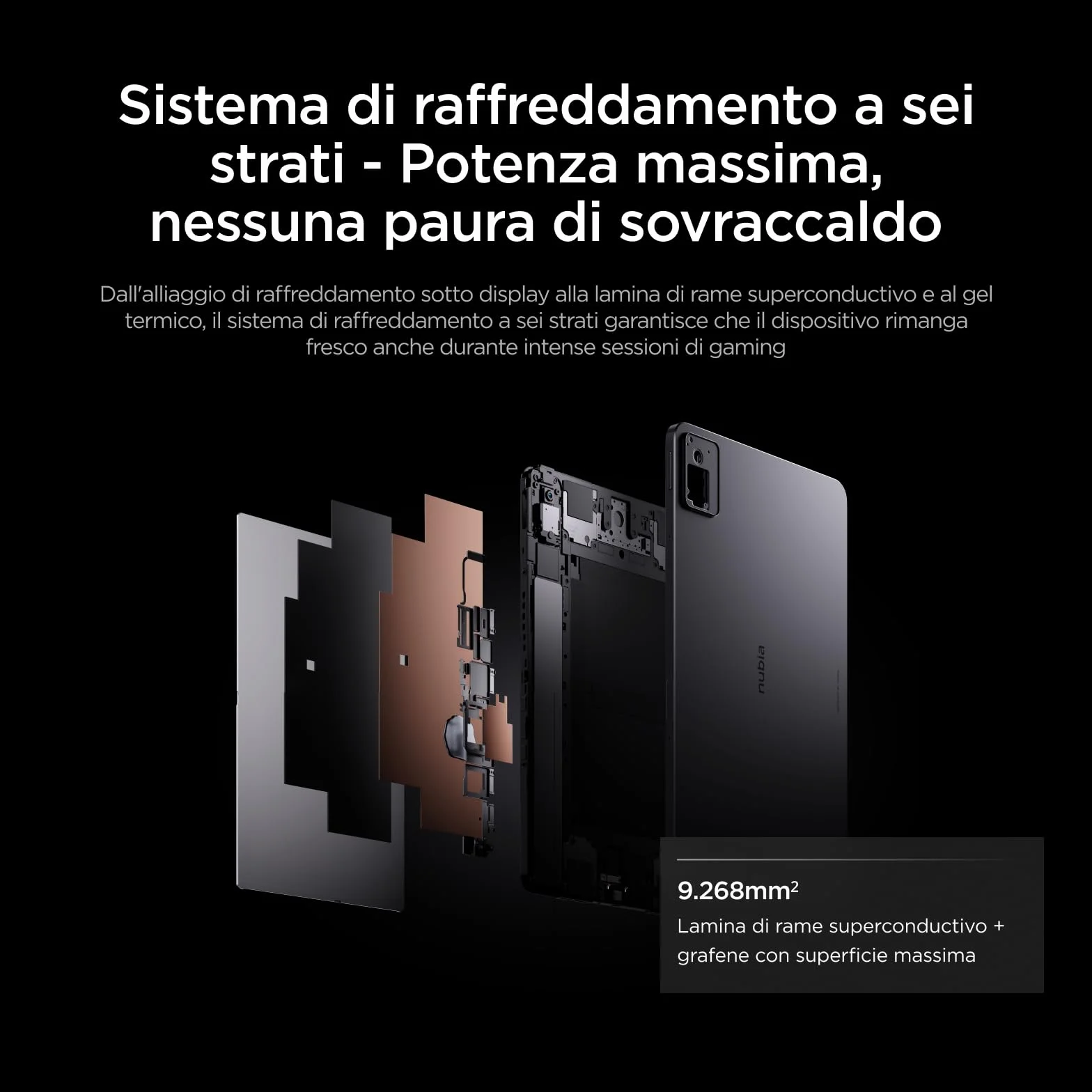 Nubia Pad Pro czarny 12 GB RAM 256 GB WiFi - wersja międzynarodowa
