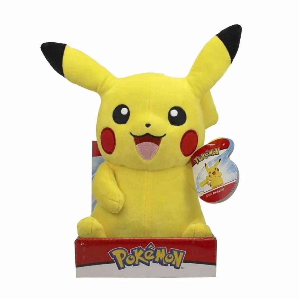 Pokemon Plush 30 cm Pikachu Official Stuffed Toy for Children 2+ Years