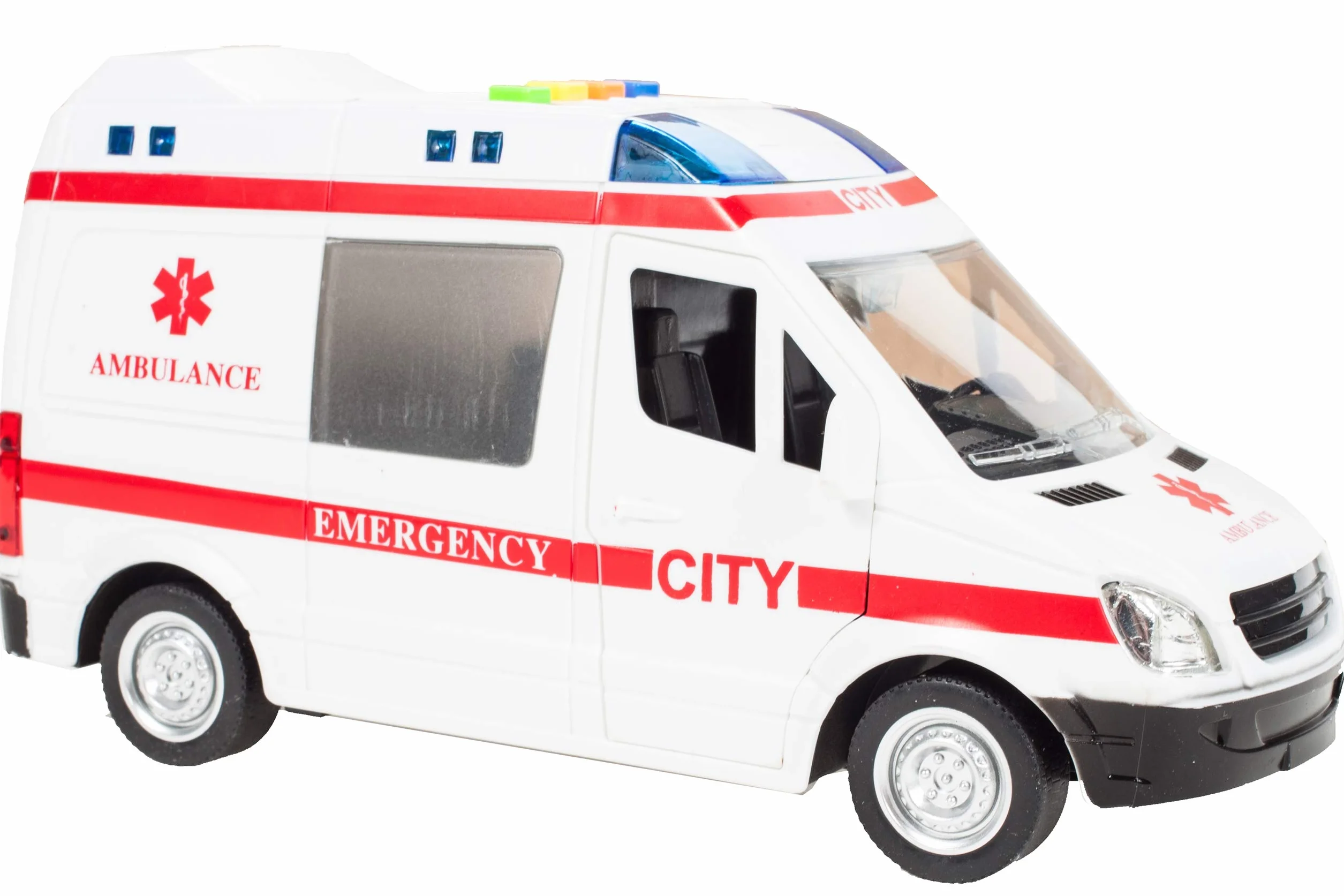 MalPlay 5901924207979 Ambulans Z Dźwiękiem 1:16 , Karetka ,wielokolorowy