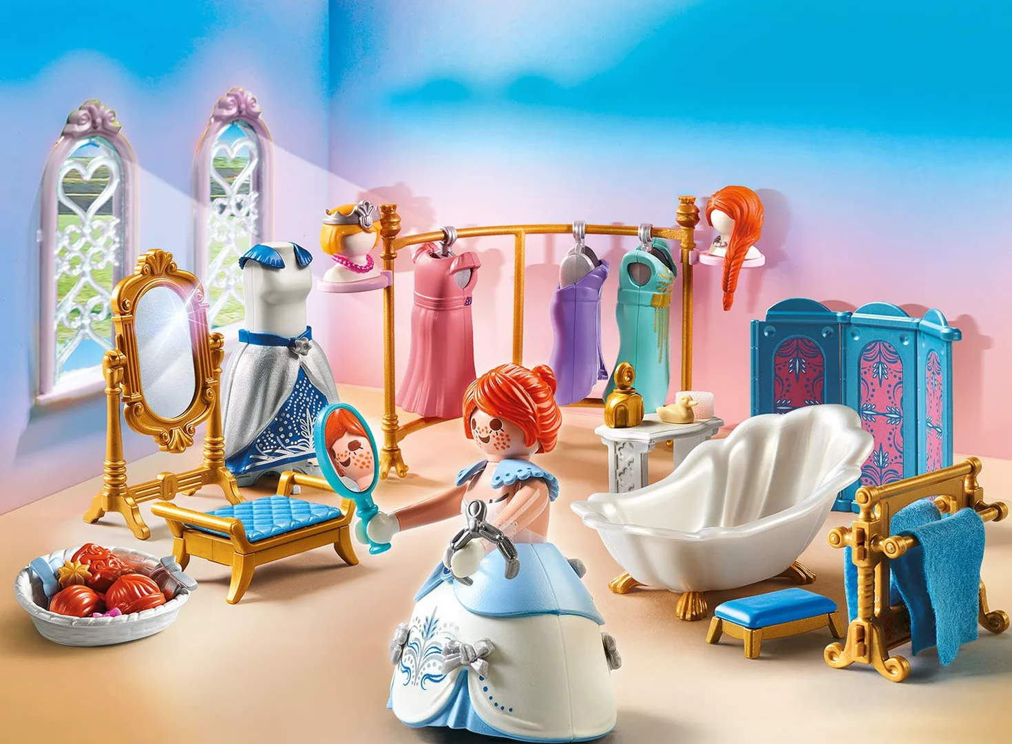 PLAYMOBIL Princess 70454 Garderoba z wanną, od 4 lat