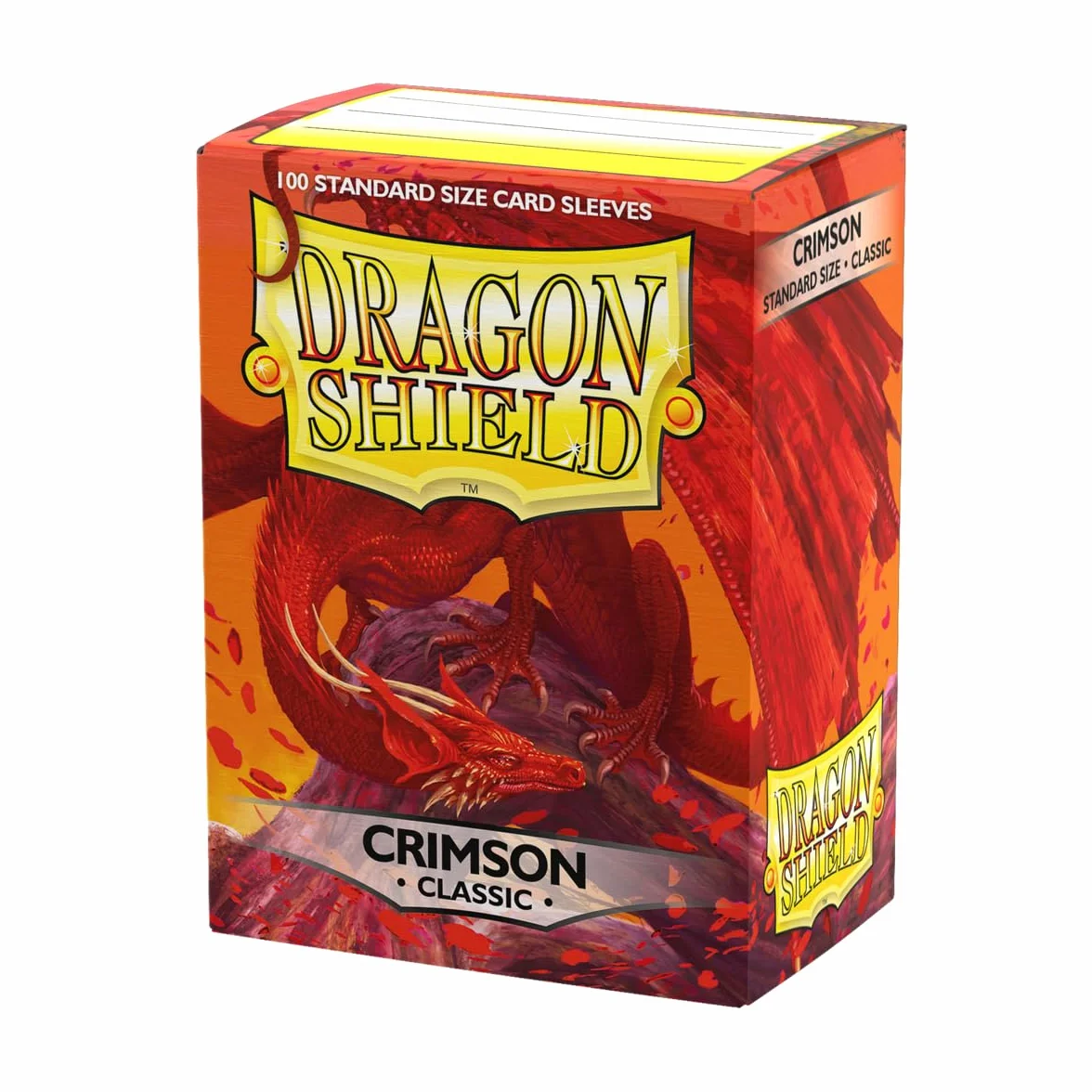Dragon Shield - Classic Standard Size Sleeves 100Pk - Crimson, ART10021