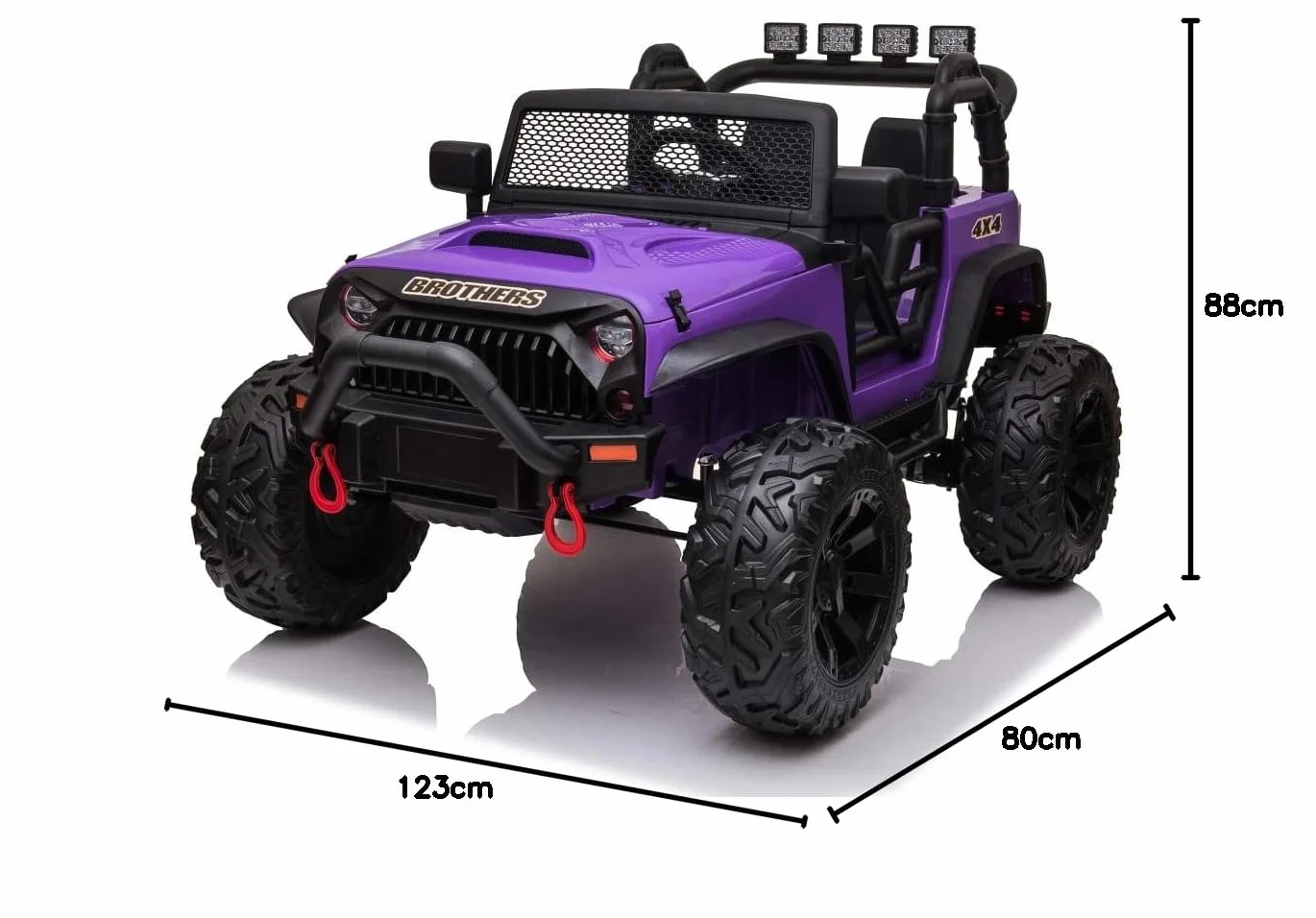 Elektryczny samochód dla dzieci 2-osobowy 24 V Offroad Big Adventure elektryczny samochód dla dzieci pilot zdalnego sterowania skórzanym siedzeniem otwierane drzwi podwójny silnik elektryczny