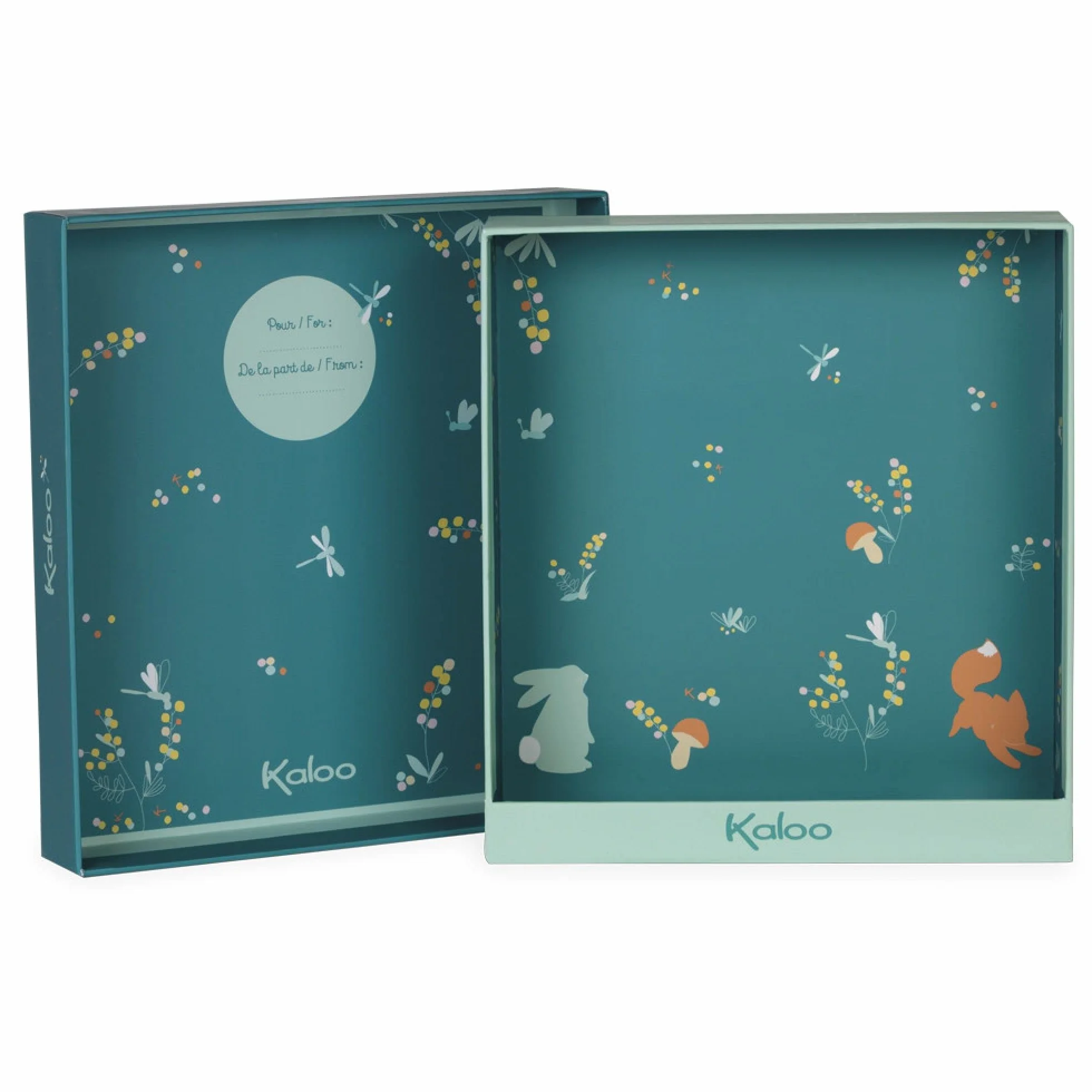 Kaloo FRIPONS - SQUARE DOUDOU FOX LEONARD - 20CM