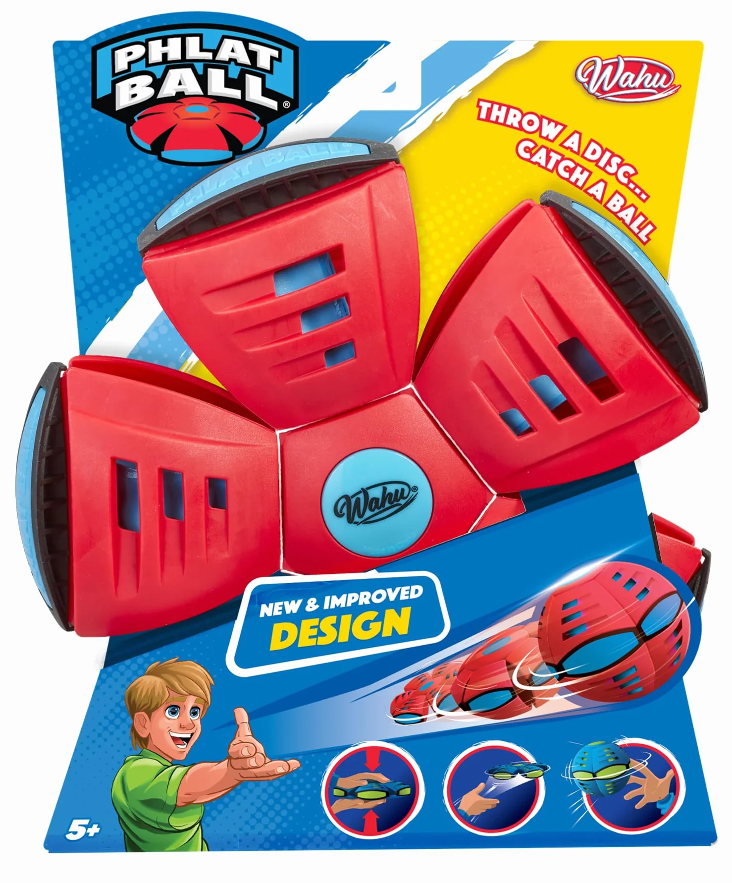 Goliath Phlat Classic V5 Wahu 2 w 1 piłka i frisbee, posortowane kolorystycznie