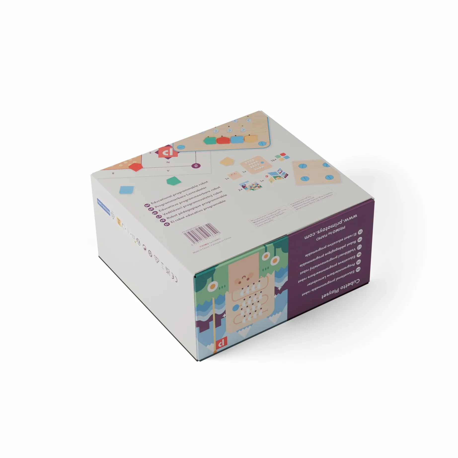 Primo Toys Cubetto Playset, Screenless Coding Toy for Children Aged 3-6