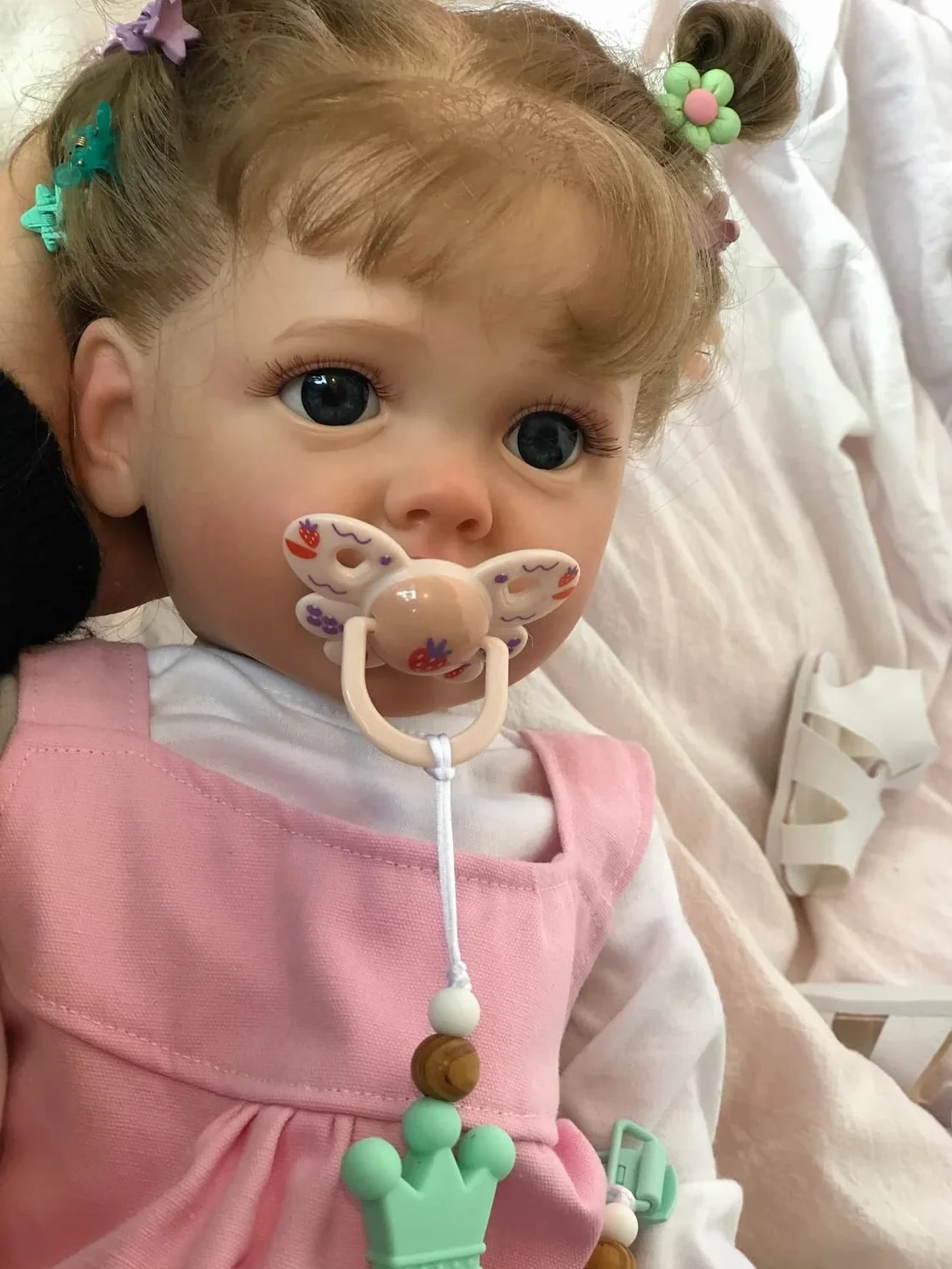 MineeQu 22 cale 55 cm Tak naprawdę słodki Przytulny wygląd dziecka Prawdziwe Reborn Baby Dolls Silikonowy winyl Całe ciało Realistyczny Noworodek Dziewczyna Lalki Dzieci Urodziny Zestaw upominków bożonarodzeniowych