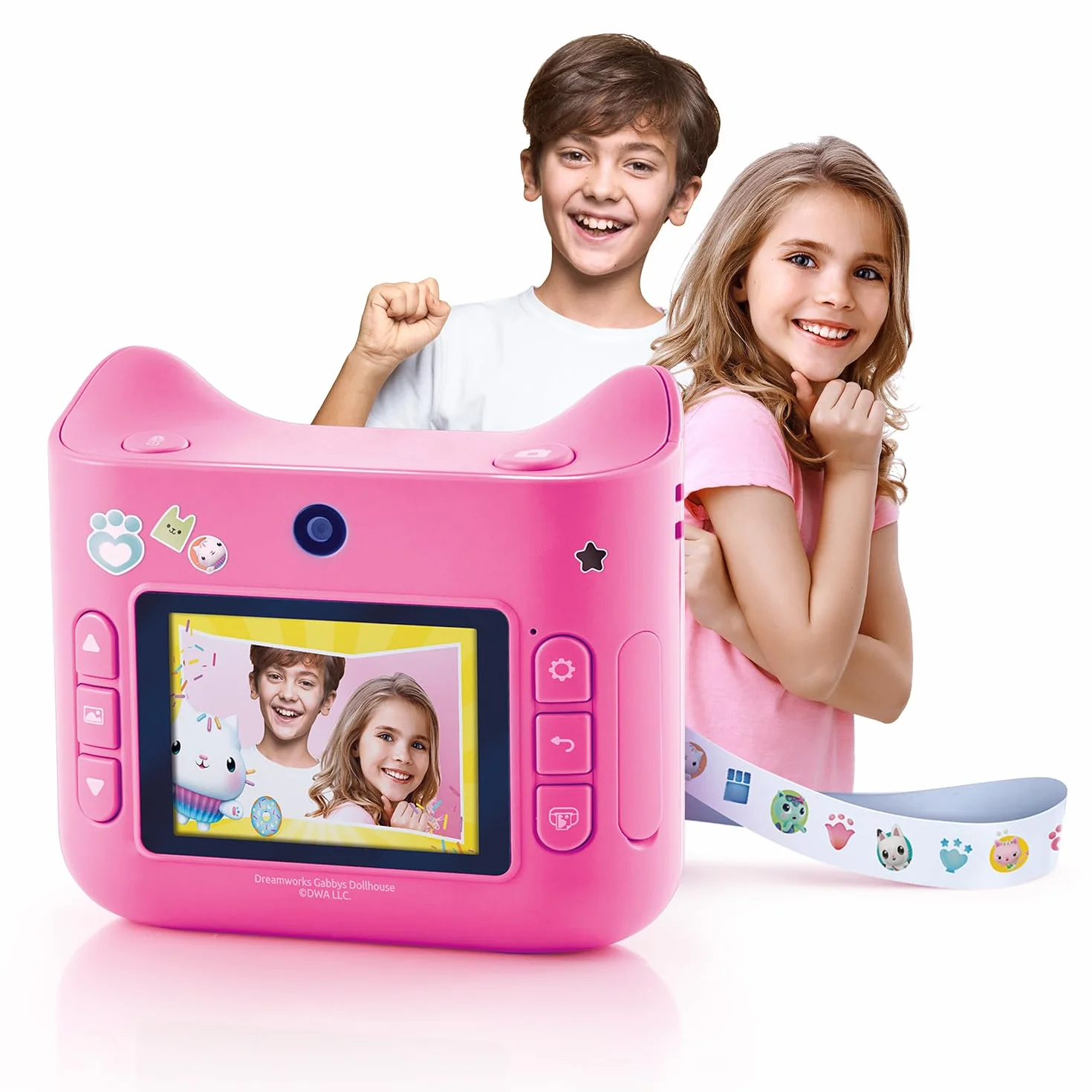 Canal Toys - Photo Creator- Gabby and the Magic House-Aparat do natychmiastowego drukowania-z 4 rolkami papieru i 4 flamastrami - bez tuszu - bankomat 005