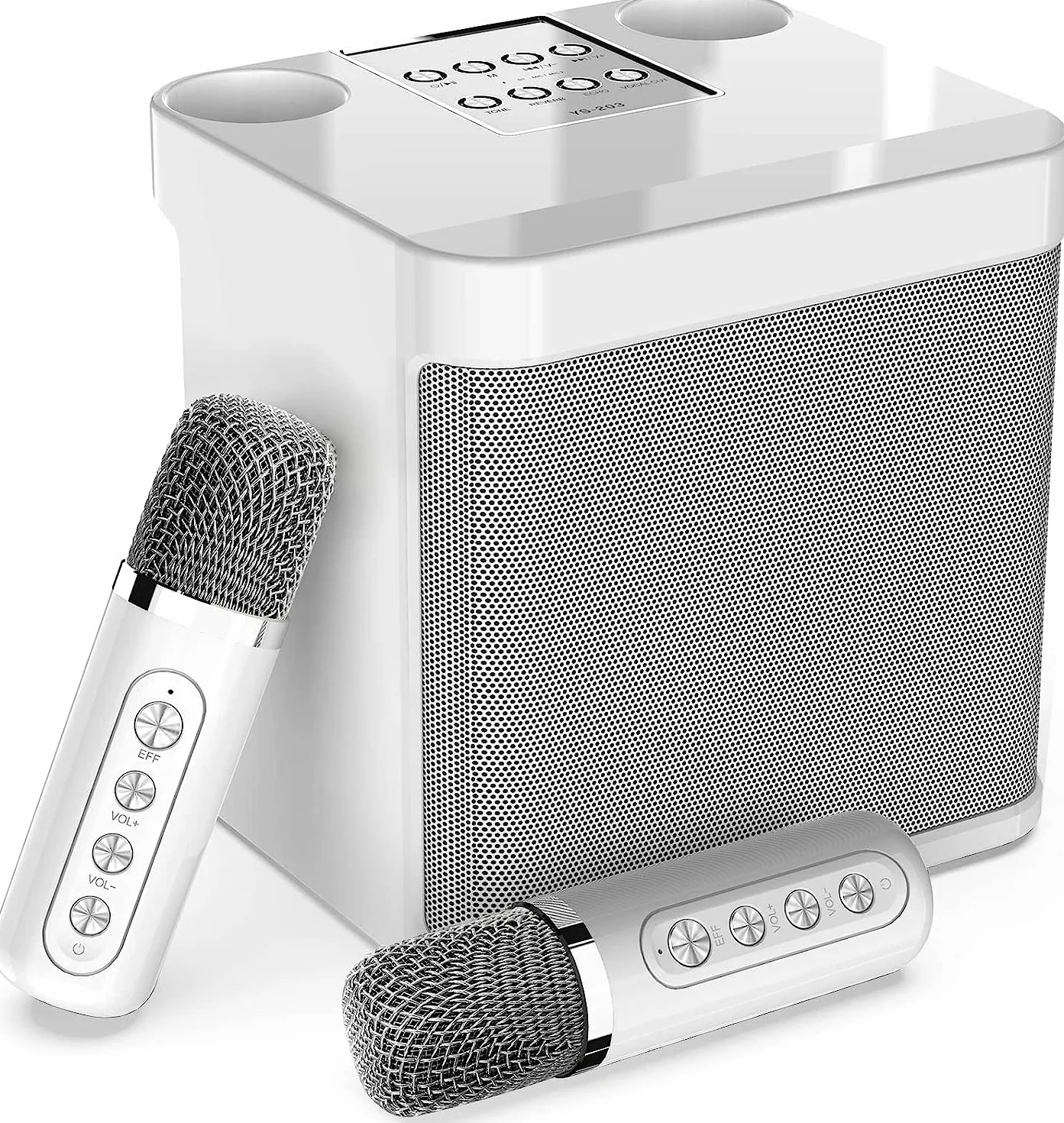 Zestaw do karaoke Bluetooth 2 mikrofony bezprzewodowy głośnik