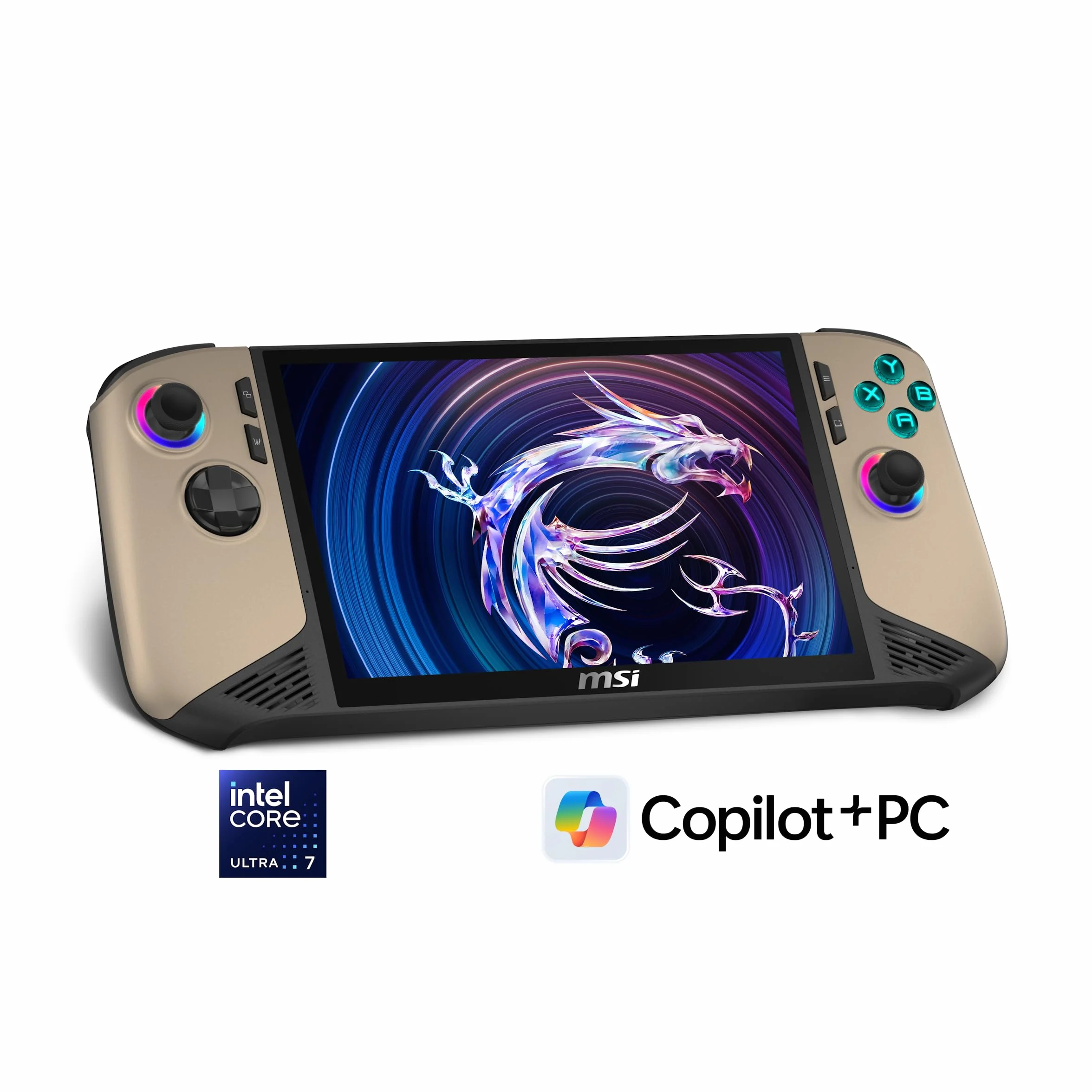 MSI Claw 8 AI+ A2VM-029IT konsola do gier 8" 120 Hz FHD+, Intel Core Ultra 7 258 V, Intel Arc, 32 GB LPDDR5 x 8533 MHz, 1 TB PCIe Gen4, Wi-Fi 7, Win 11 Home [ ITA]