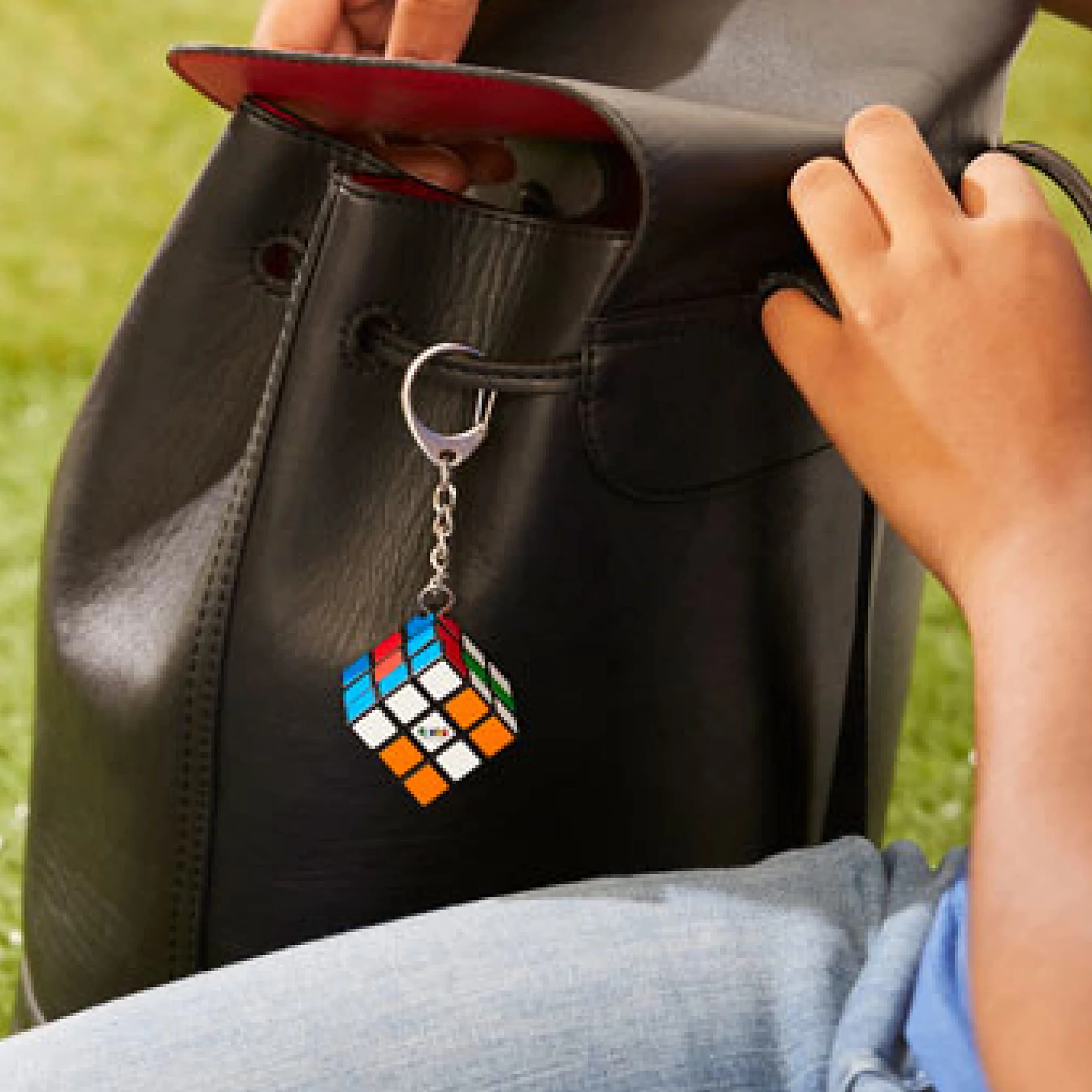 Kosta Rubika wersja brelokowa, Klasyczny brelok do kluczy 3x3 Mini Cube, Puzzle podróżne