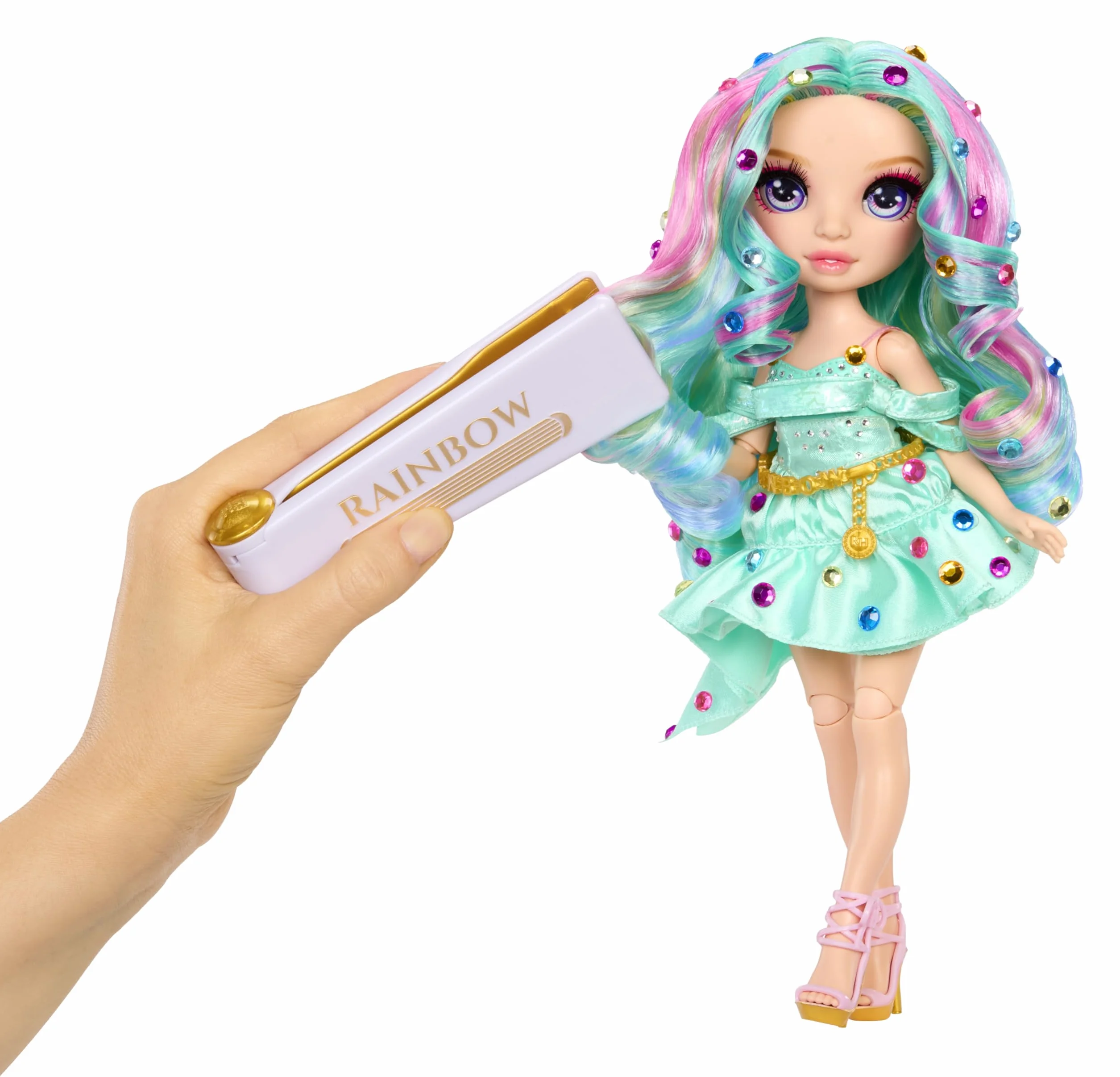 Rainbow High Be Dazzling Celine Turquoise 28 cm Lalka z Narzędziem do Ozdabiania