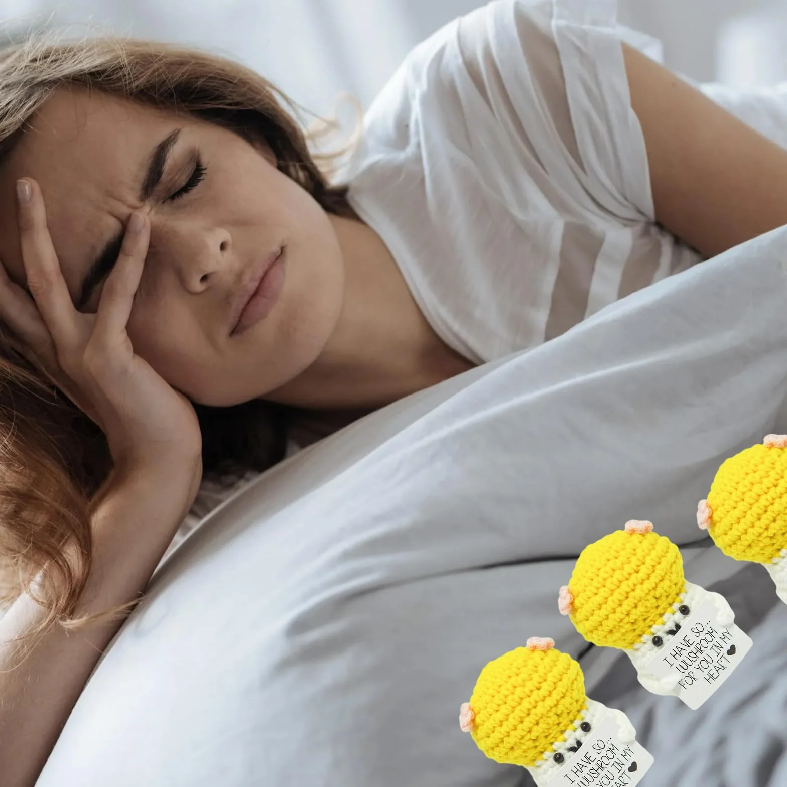 Ręcznie robiony grzyb, ręcznie robione mini pluszowe figurki, pozytywne grzyby, kieszonka, prezent, urocze, ręcznie tkane, ornamenty do biura, na biurko, Boże Narodzenie, ozdoba, prezent