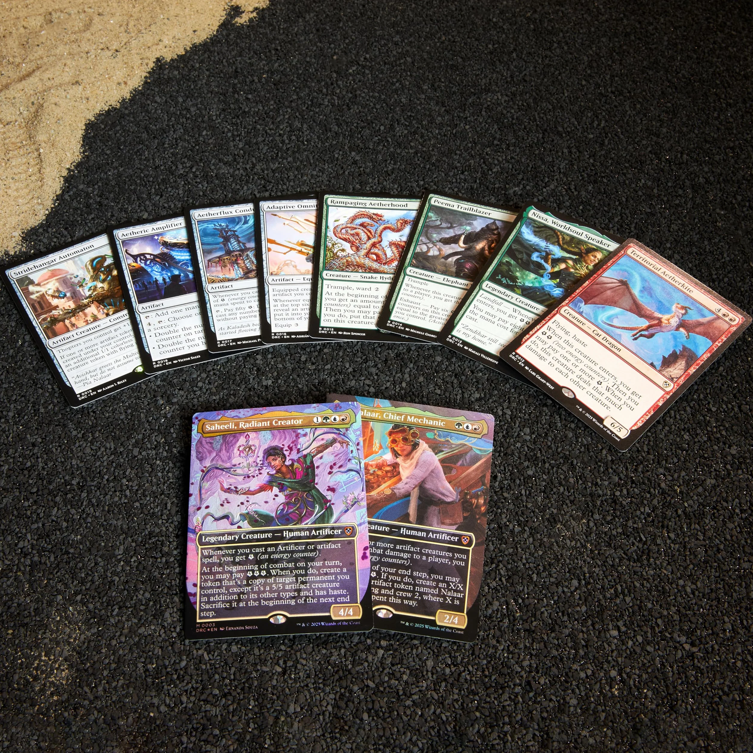 Magic: The Gathering Aetherdrift Talia dowódcy Commander — Living Energy (Wersja Angielska)