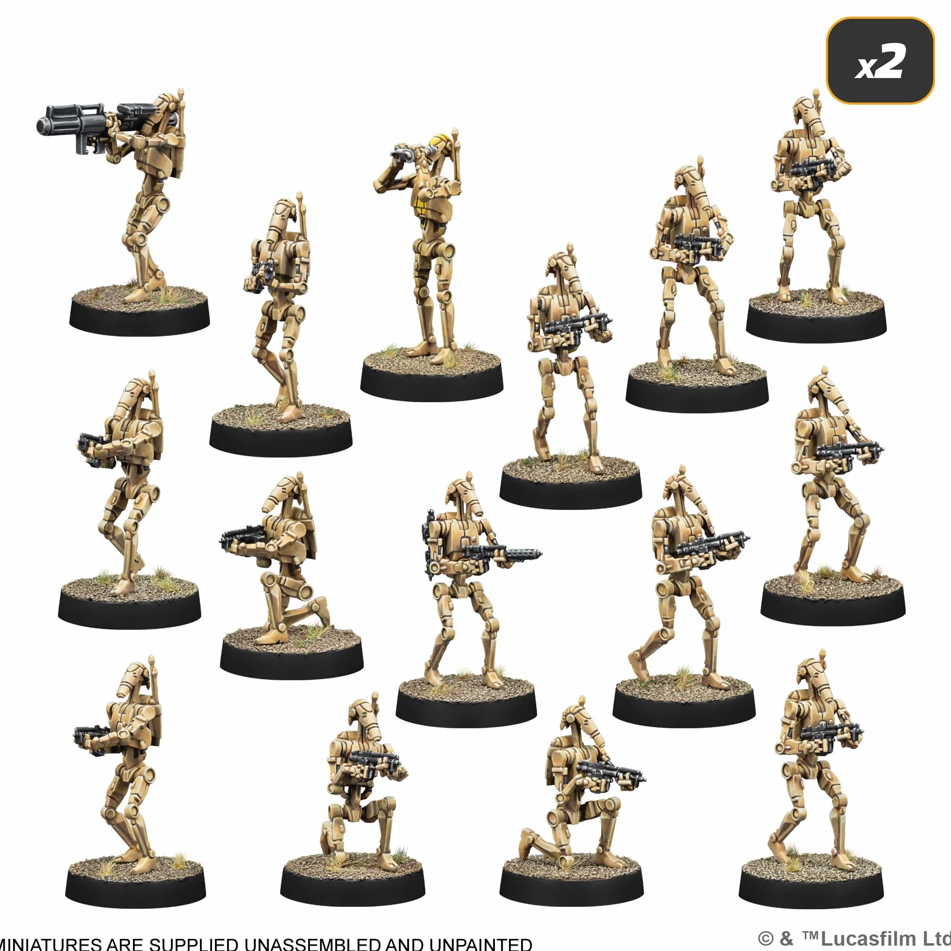 asmodee, Star Wars: Legion – Separatist Alliance zestaw startowy (Separatistenallianz-Starterset), Atomic Mass Games, tablet, dla 2 graczy, 14+ lata, 120-180 minut, niemiecki, wielojęzyczny
