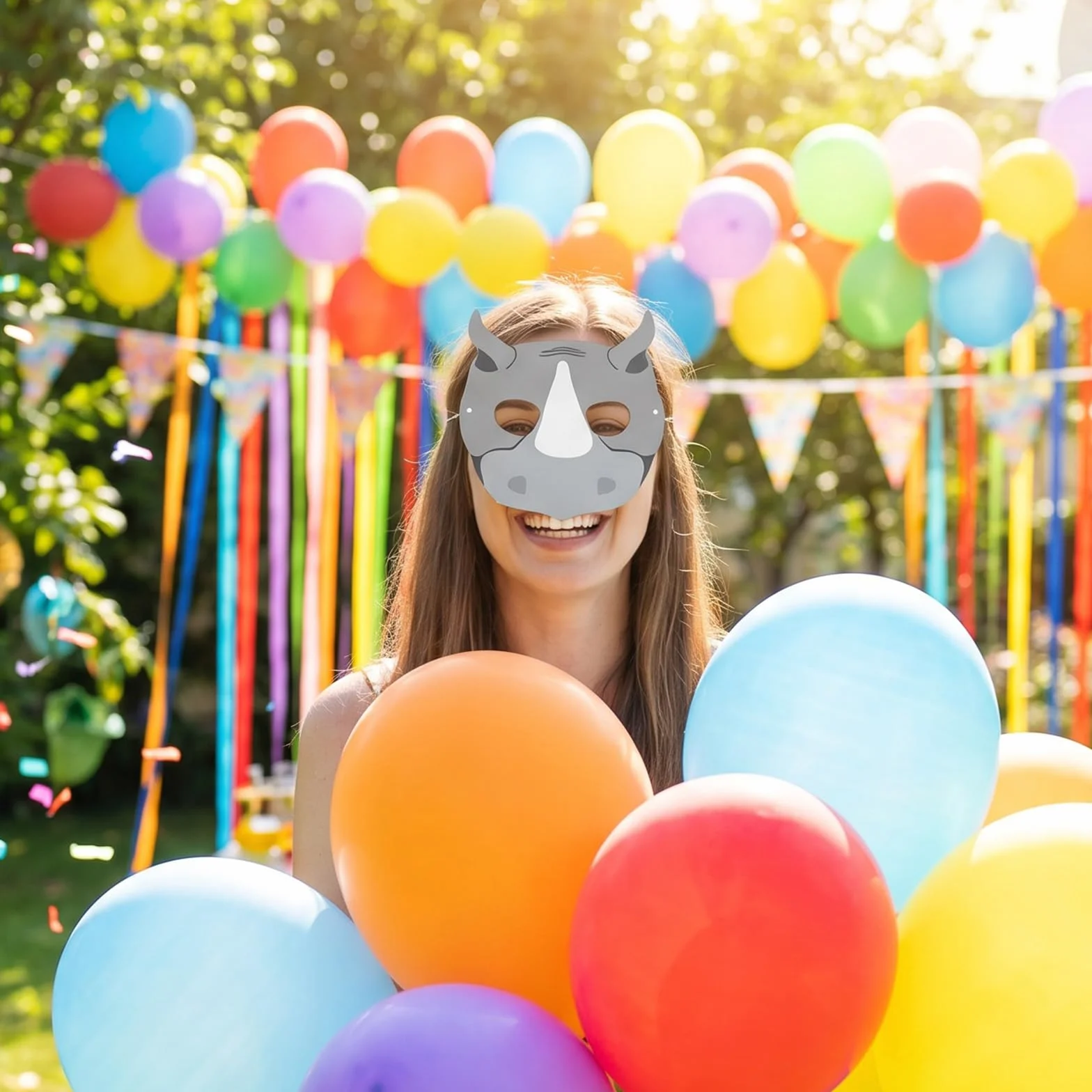 12 masek zwierzęcych dla dzieci, dżungla, zoo, maska Cosplay dla dzieci, urodziny, tematyka, dekoracja, rekwizyty, akcesoria, 12 sztuk