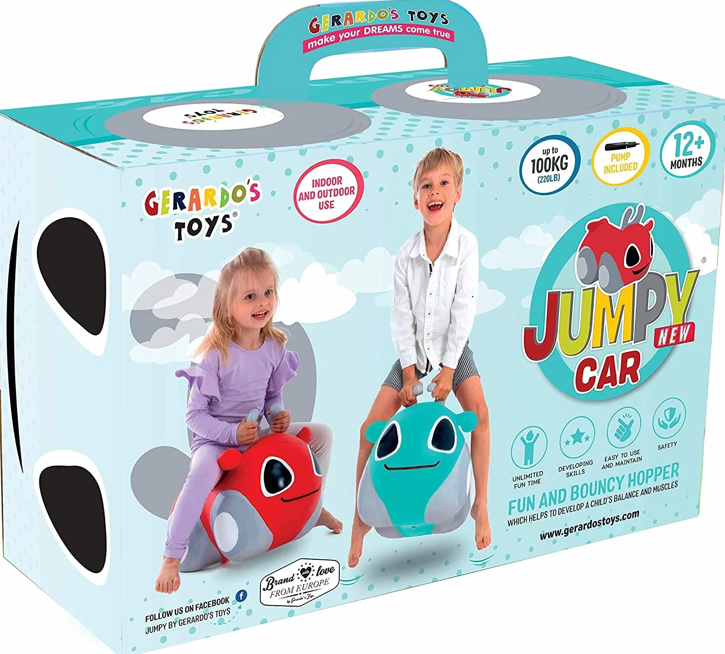 GERARDO'S Jumpy Car Red