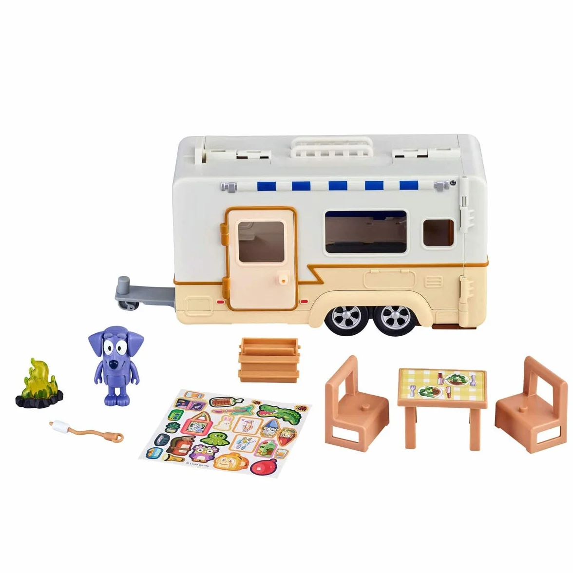 Bluey's Caravan Playset, 2.5-3 inch figures