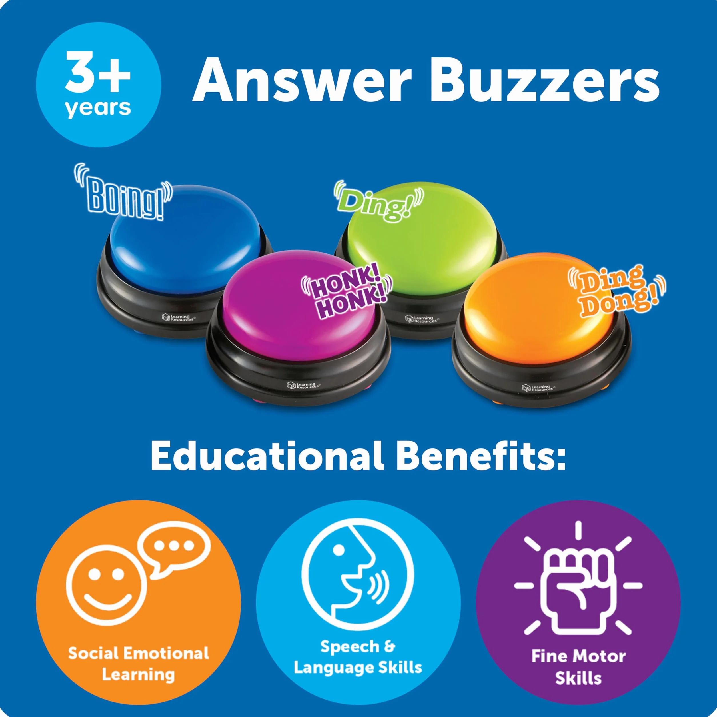 Learning Resources Odpowiadac Brzeczyk 4-Kawałek Zestaw