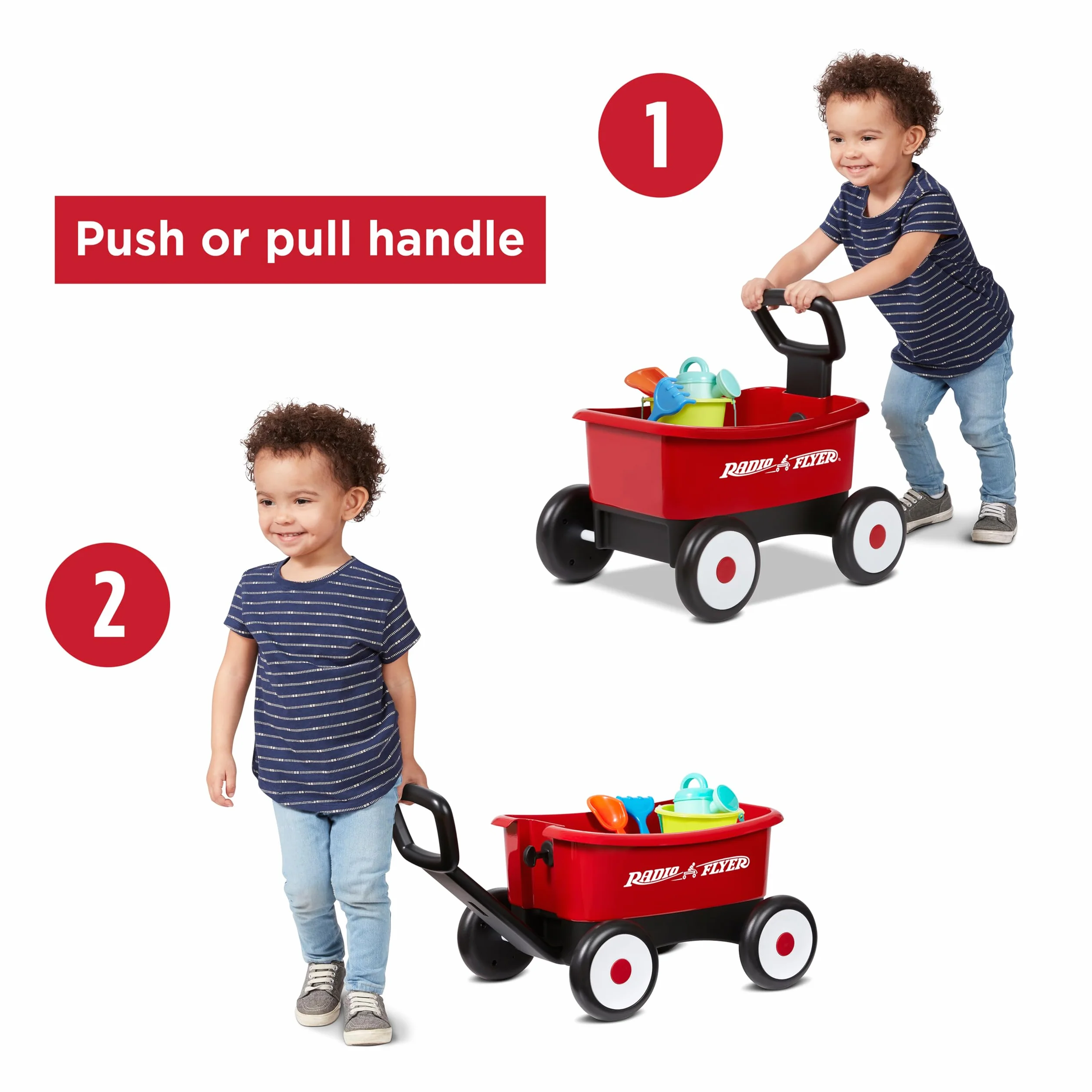 Radio Flyer 609GTZ Wagon, czerwony