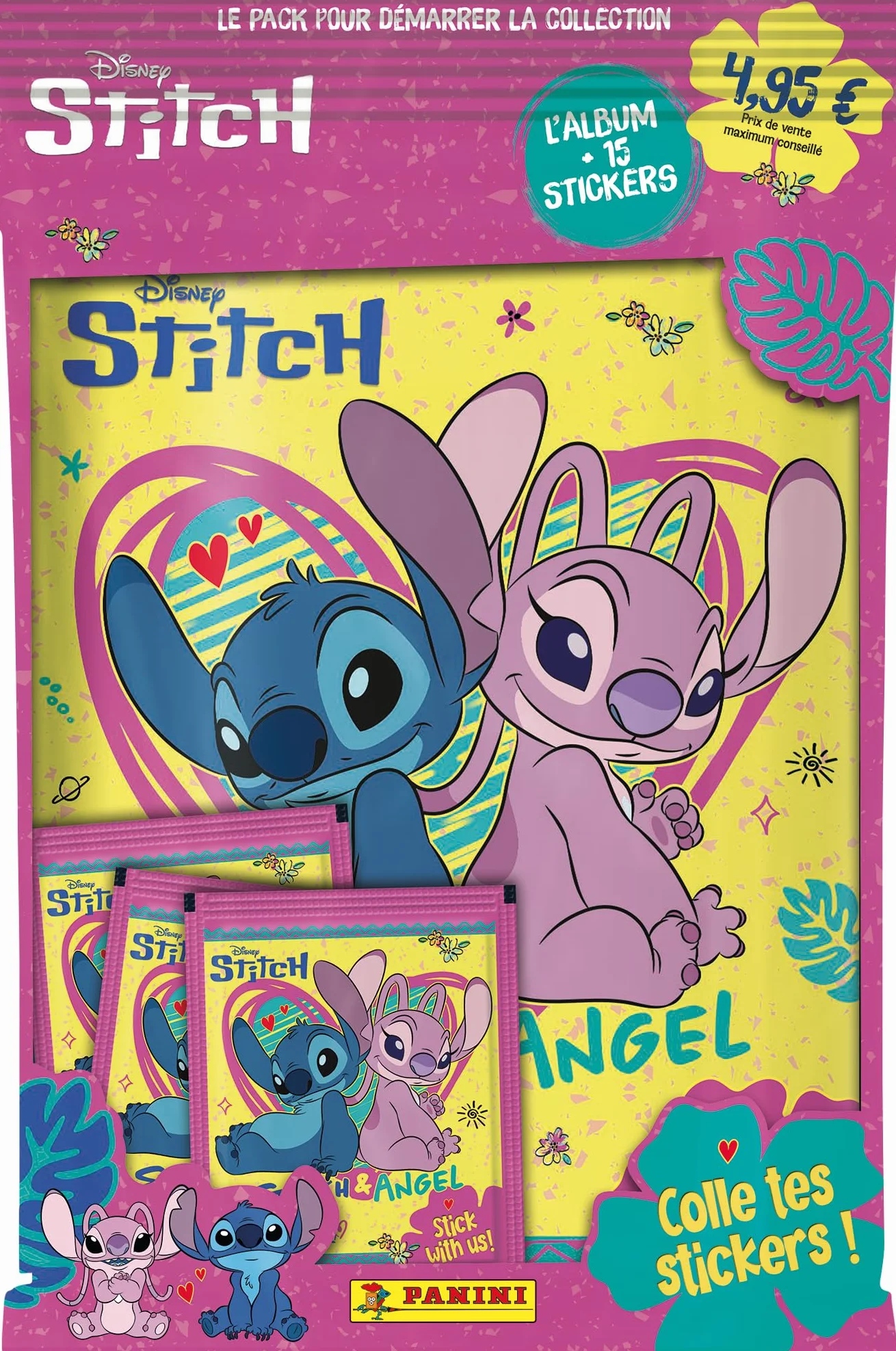 Panini Stitch 3 Album Stitch & Angel z 3 kieszeniami