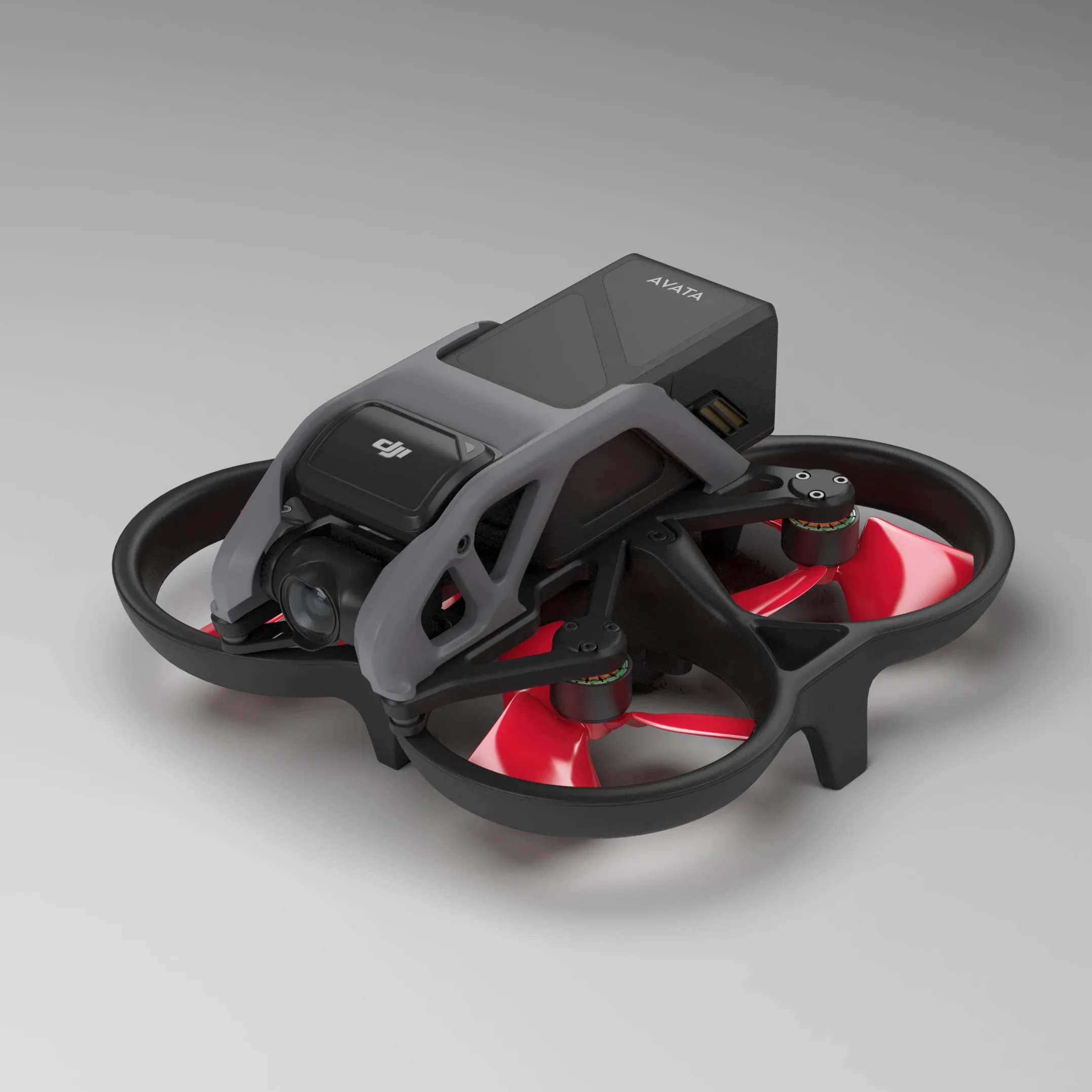 Master Airscrew Śmigła 3-łopatowe Upgrade do DJI Avata - Czerwone, 4 sztuki