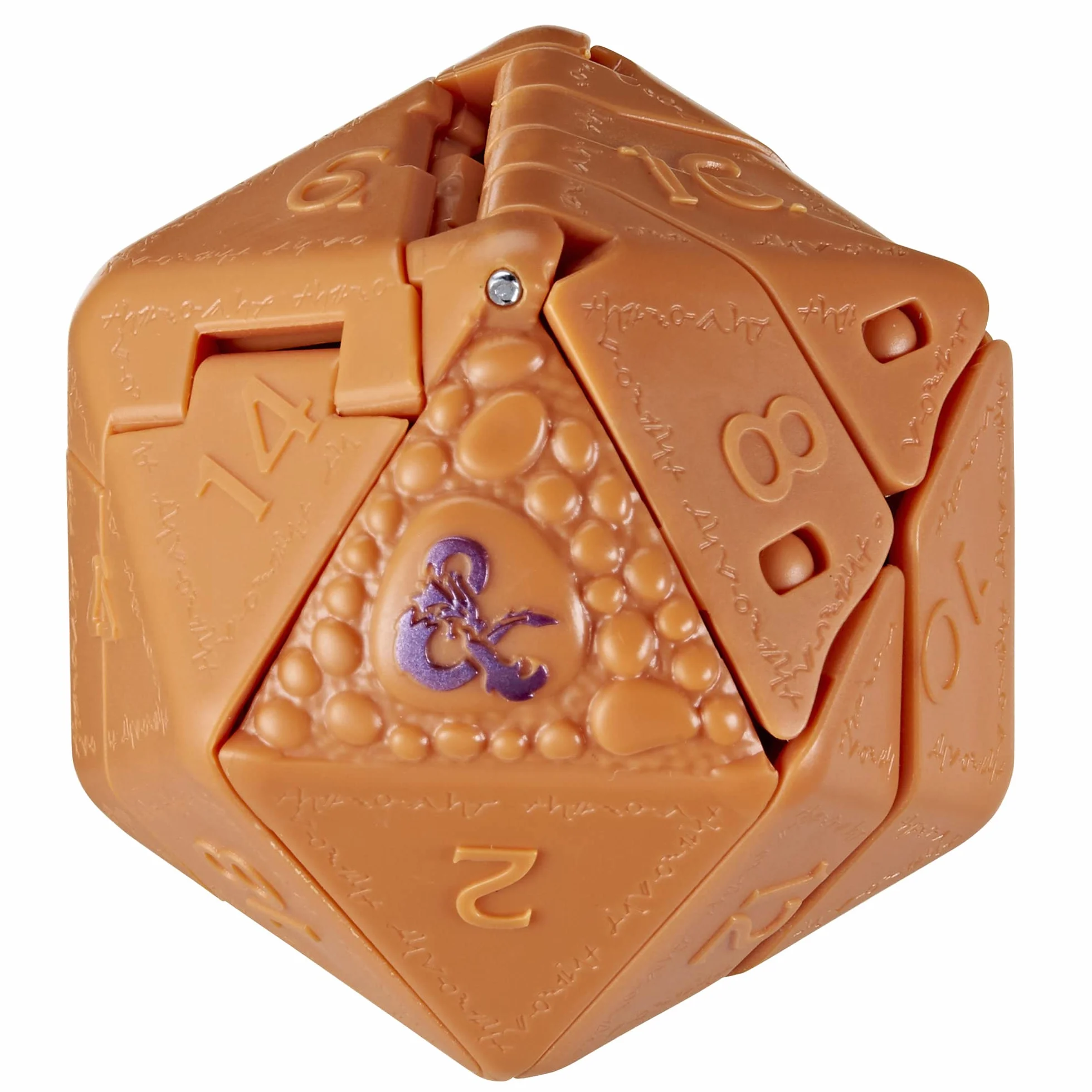 Hasbro - Dungeons & Dragons Avalon Hill, Dicelings Beholder, Monstruo D&D Coleccionable, Dado d20 Gigante Que se Convierte en Figura de acción, Dados para Juego de rol,F5213