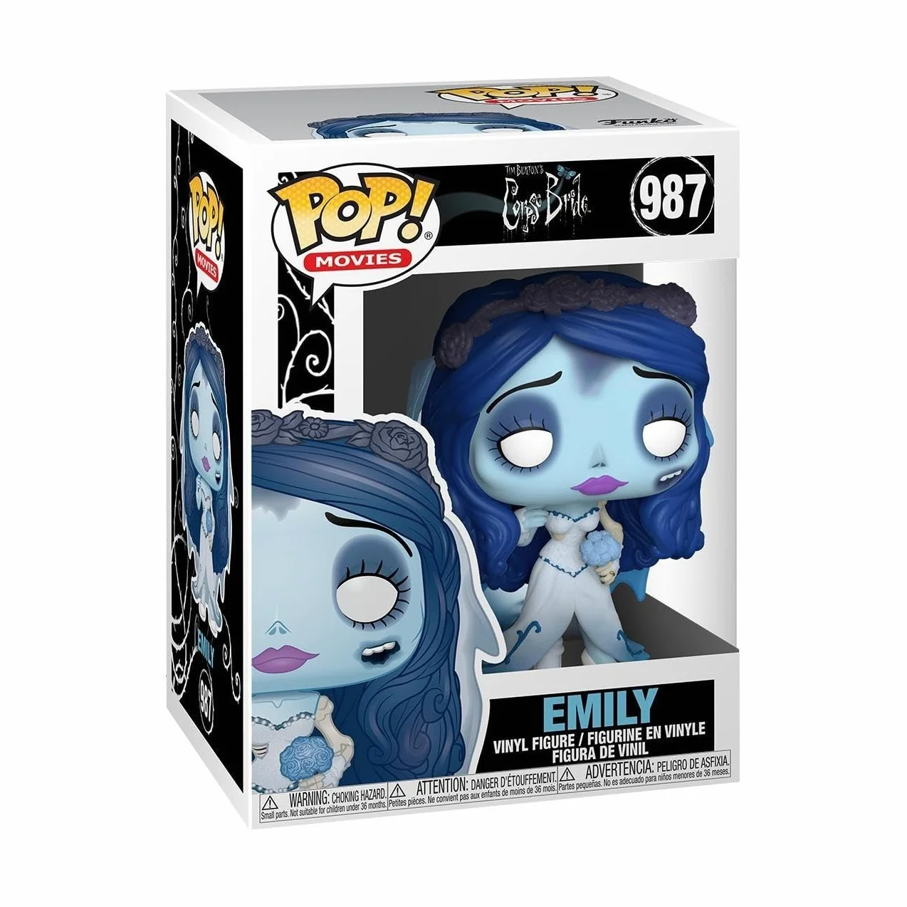 Funko POP! Movies: the Corpse Bride - Emily - Kolekcjonerska figurka winylowa - Pomysł na prezent - Oficjalny towar - Zabawki dla dzieci i dorosłych - Fani horrorów