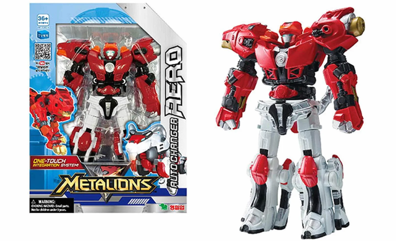 Young Toys Metalion Autochanger Aero Automatyczna transformacja Robot Połączony robot