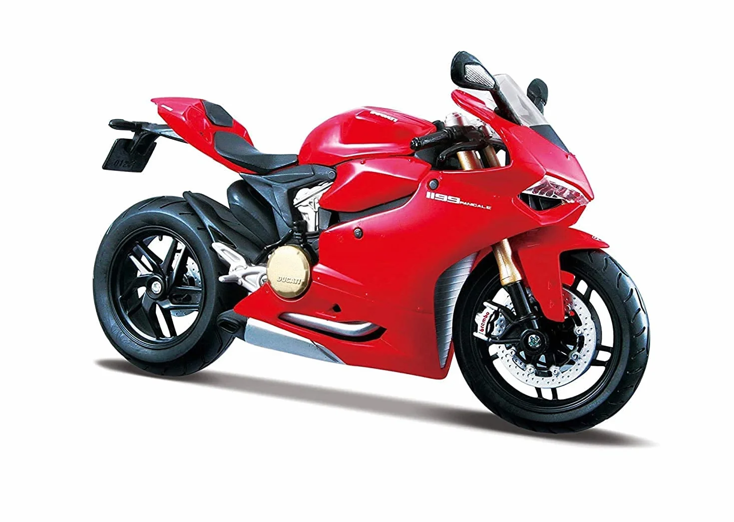 Maisto M32704 DUCATI 1199 PANIGALE motocykl model motocykla, czerwony, mały