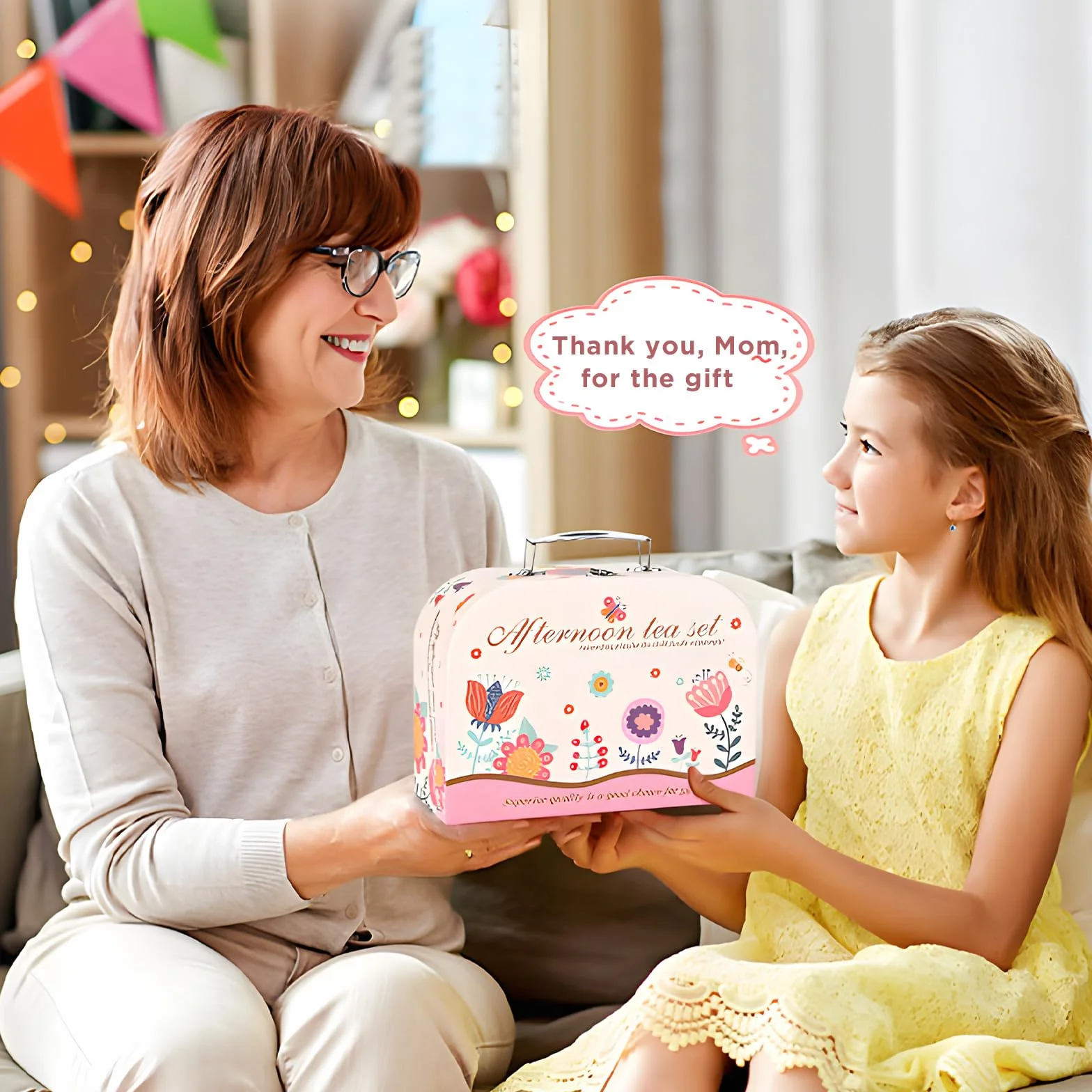 48 sztuk Zestaw do herbaty dla dzieci, zastawa stołowa dla lalek Zestaw kuchenny dla dzieci z blaszanym czajnikiem, Kitchen Tea Party, zabawkami dla dziewczynek 3 4 5 6 7 lat