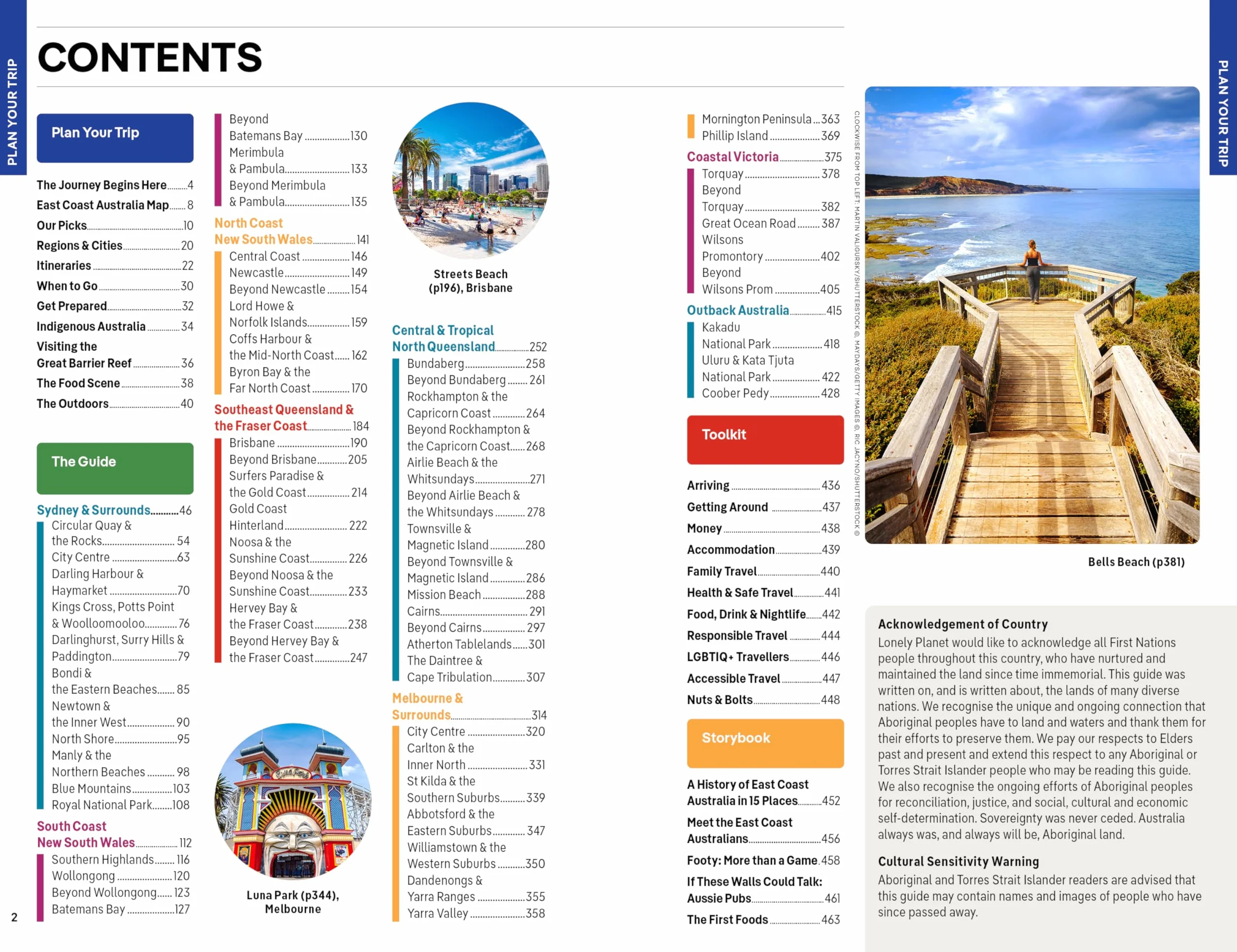 East Coast Australia 8ed -anglais-: Detailed Itineraries Travel Like a Local Insider Tips Covers Sydney & New South Wales, Melbourne & Victoria, Queensland, Outback Australia and More