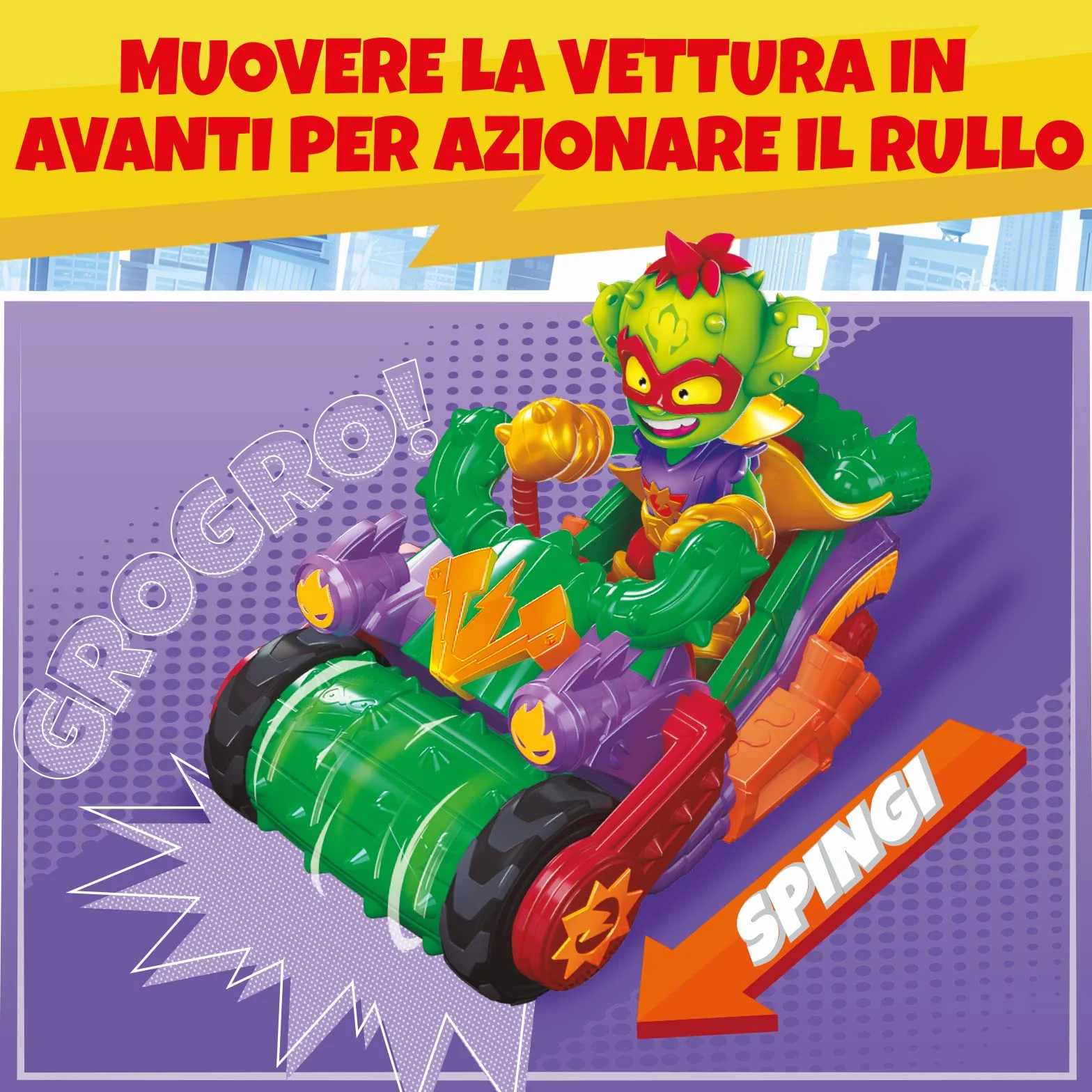 SUPERTHINGS Spike Roller Duży pojazd 3 SuperThingsy 1 Kazoom Kid