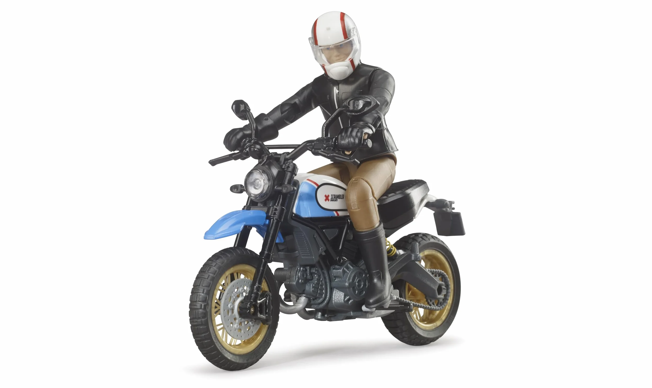 bruder 63051 - Scrambler Ducati Desert Sled z jeźdźcem, figurka, motocross