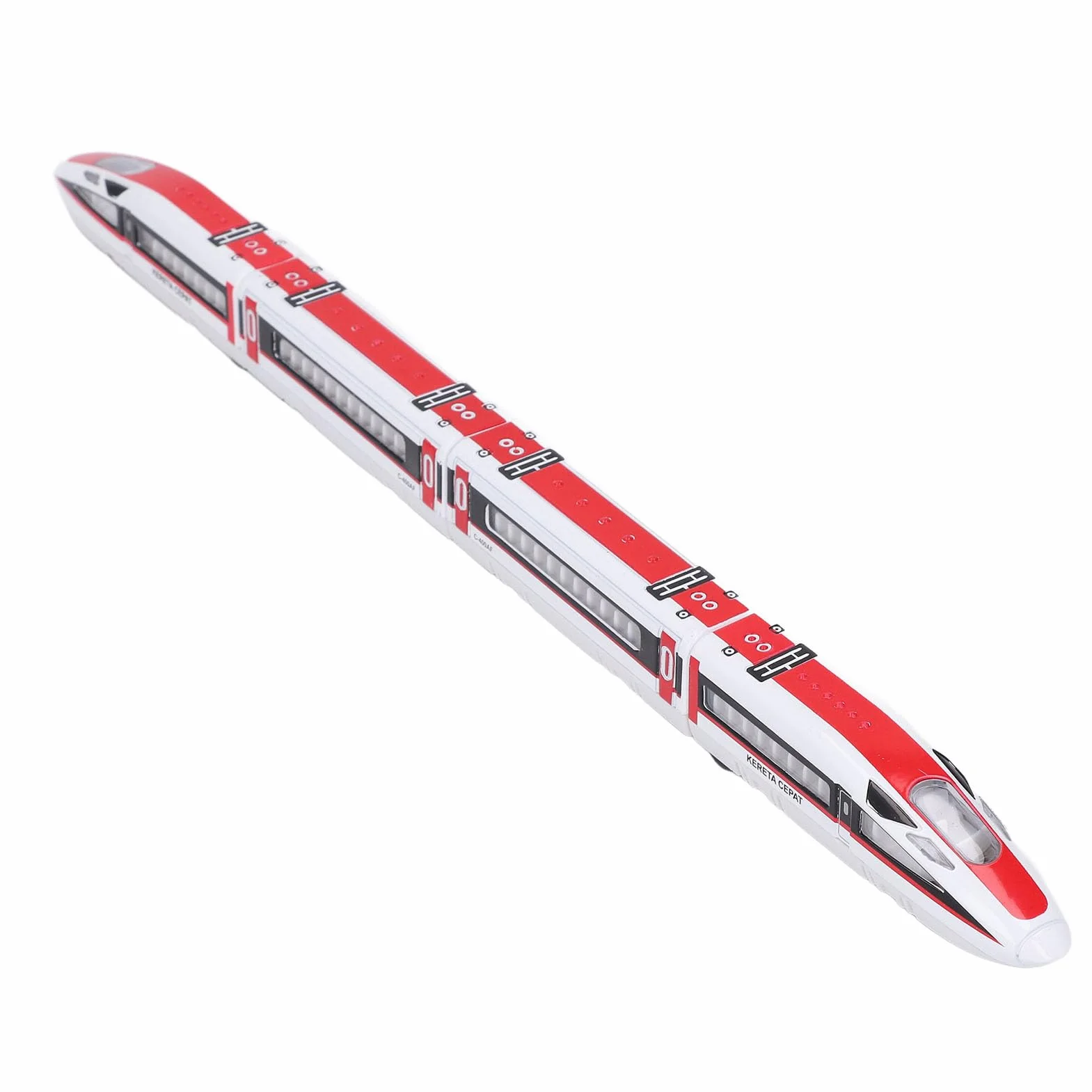 Rengue Zabawka dla Dzieci Szybki Pociąg, dla Dzieci, Zabawna i Bezpieczna Konstrukcja w Wieku od 3 do 6 Lat Zabawka Szybki Pociąg, Aluminiowy Model Toru Nan Zabawki