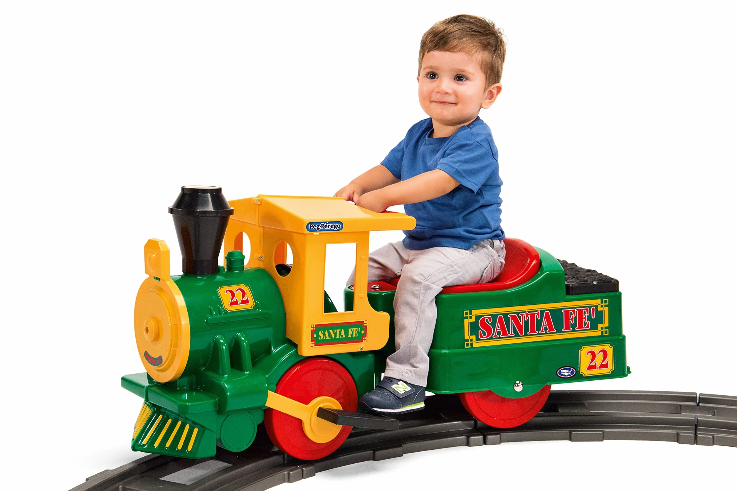Peg Perego Pociąg Santa Fe Do Jazdy, Wielokolorowy, Maks. 15kg, IGED1071